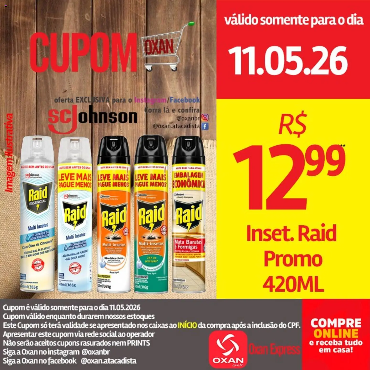 Oxan Atacadista Folheto - válido de 11.05.2026 | Página: 7 | Produtos: Óleo