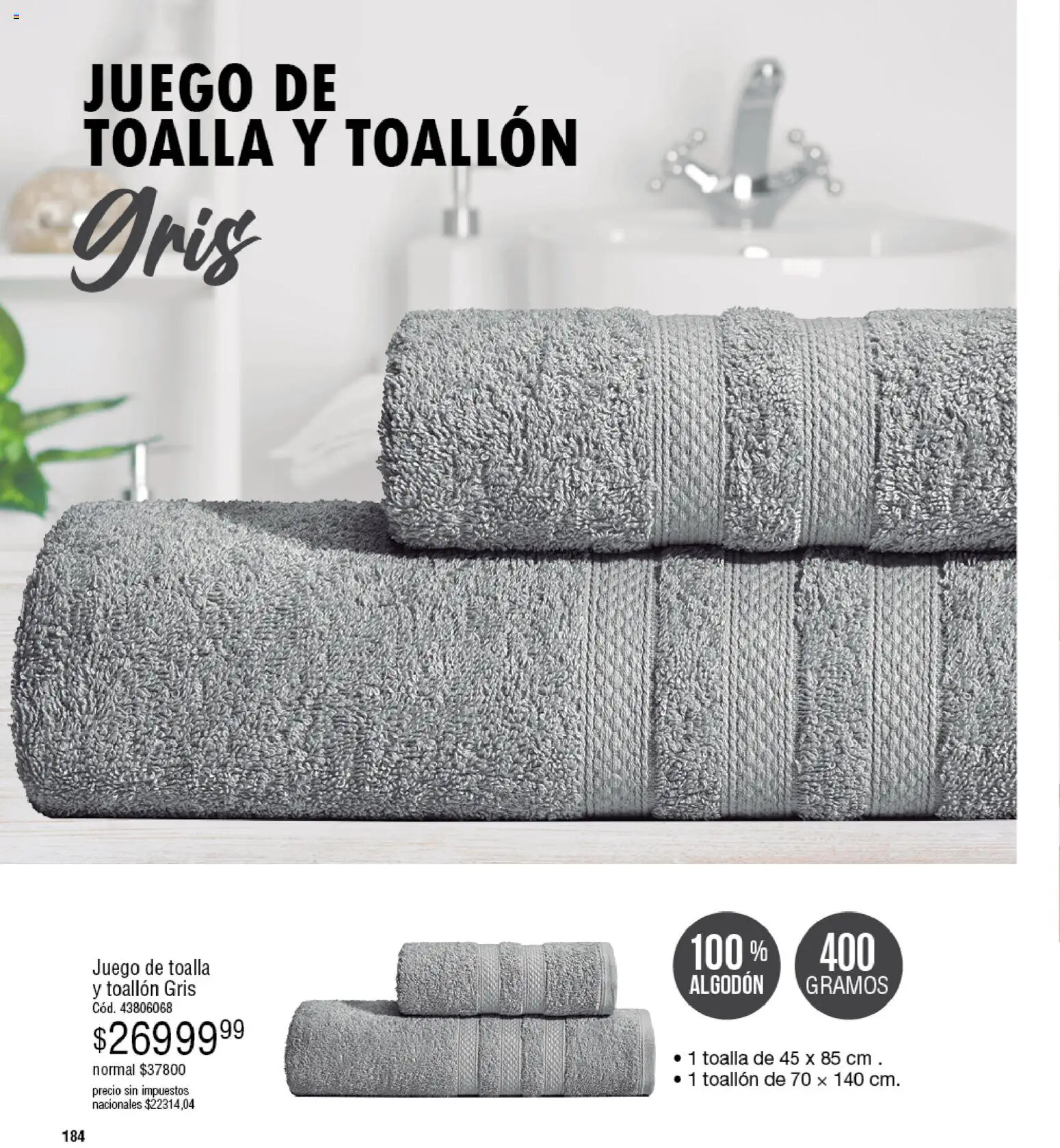Millanel - Catálogo │ válido desde el 25.05.2026 | Página: 208 | Productos: Toalla, Algodón