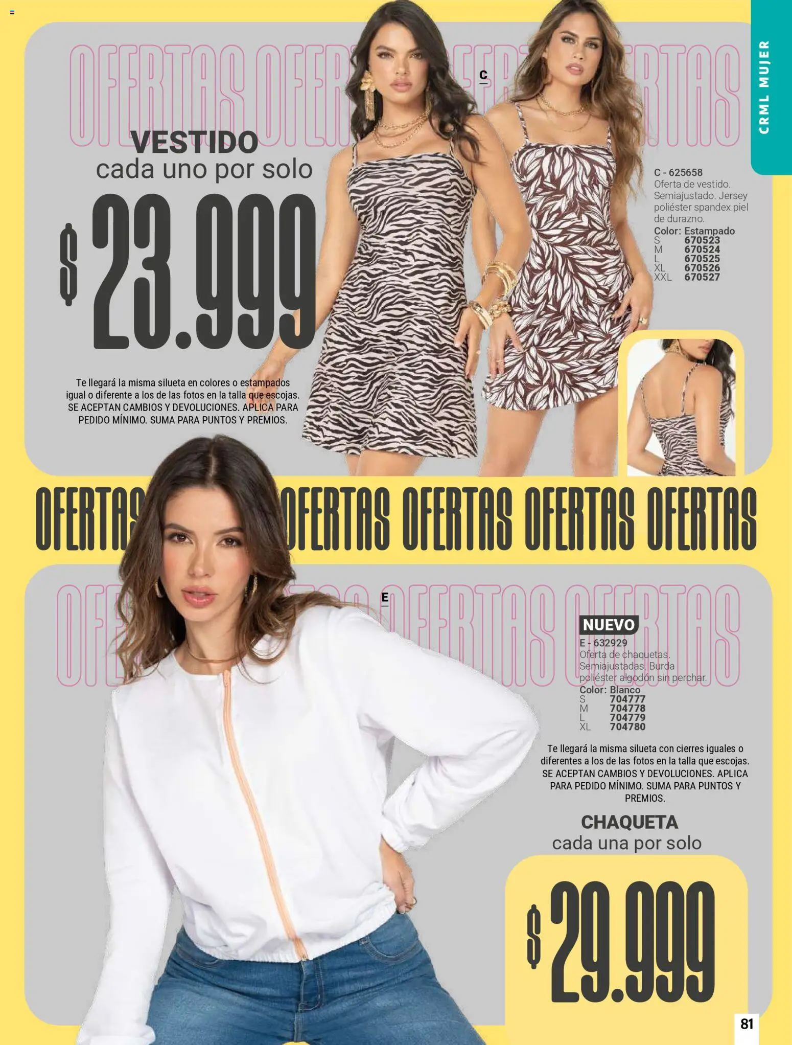 Carmel revista - valida desde el 01/04/2026 | Página: 81 | Productos: Té, Vestido, Chaqueta