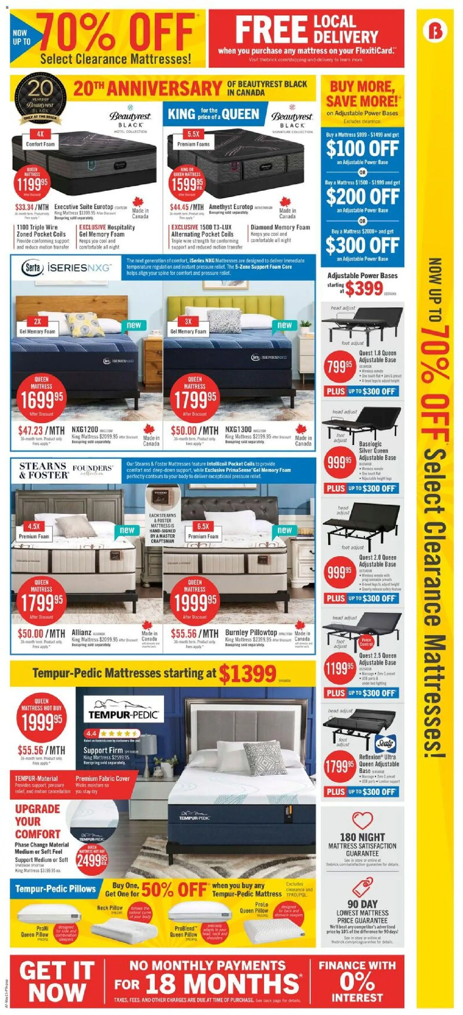 The Brick flyer valid from 15.05.2026 | Page: 13 | Products: Mattress, Pillow