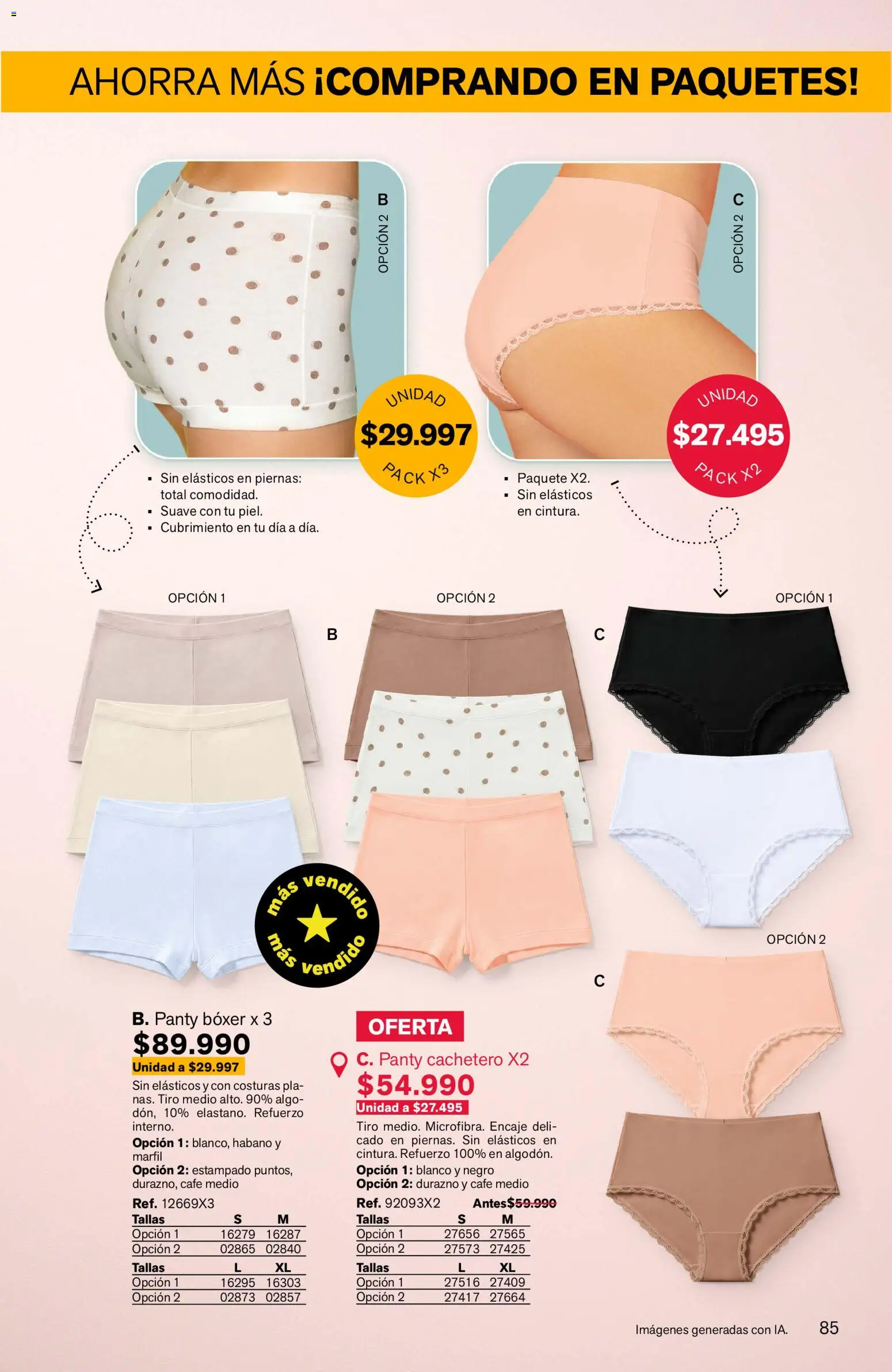 Leonisa revista - valida desde el 11/09/2026 | Página: 85 | Productos: Cachetero, Durazno, Café