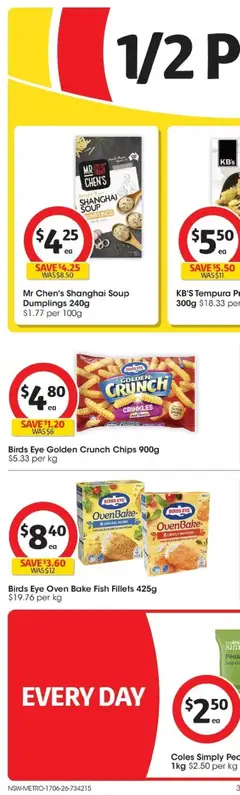 Preview of Coles catalogue - valid from 17.06.2026 | Page: 68 | Products: Fish, Chips, Soup, Oven