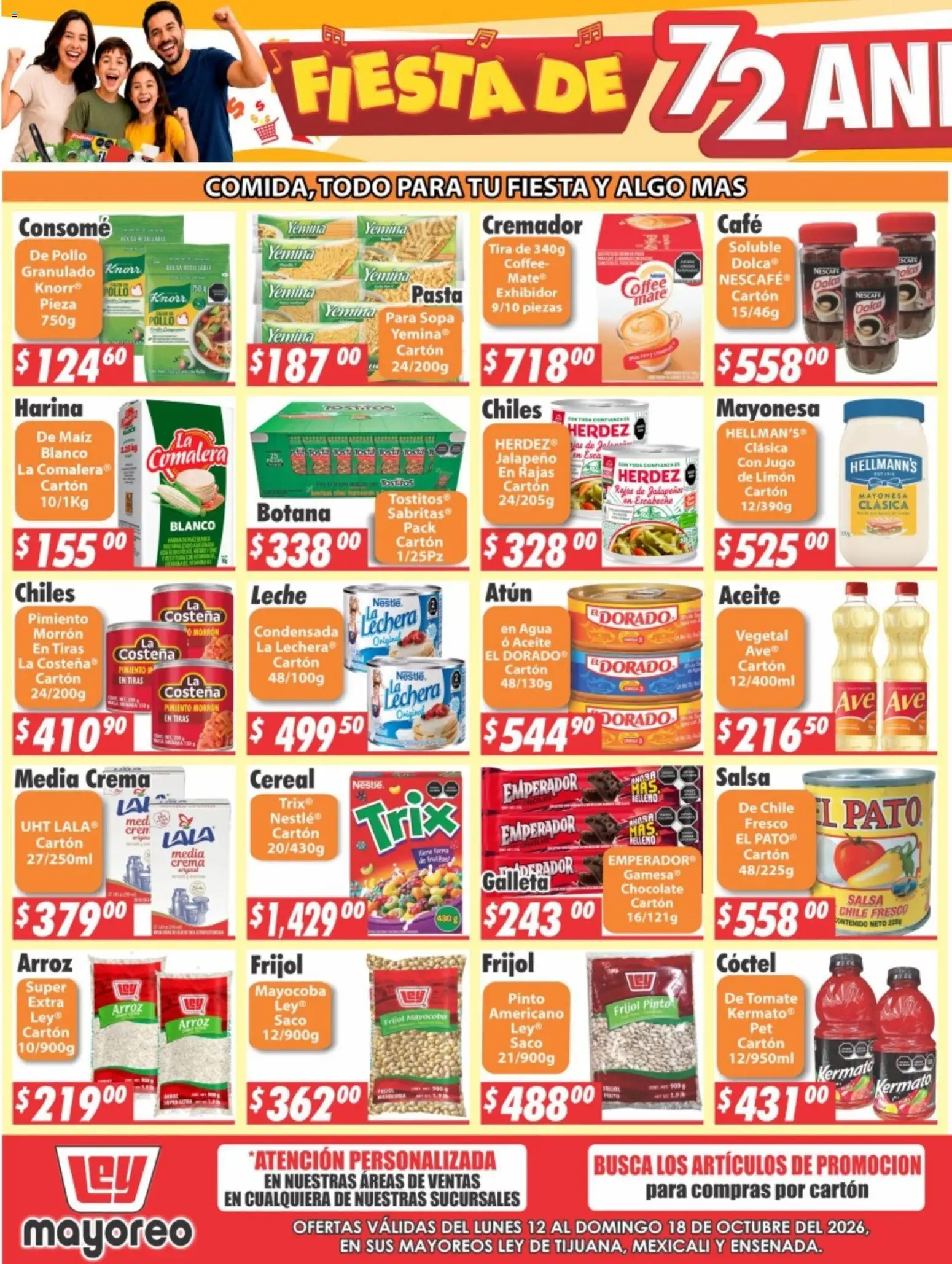 Nuevas ofertas de Casa Ley válidas en toda la República Mexicana desde el 12/10/2026. ¡Encuentra las mejores ofertas en Casa Ley folleto Frontera! | Página: 5