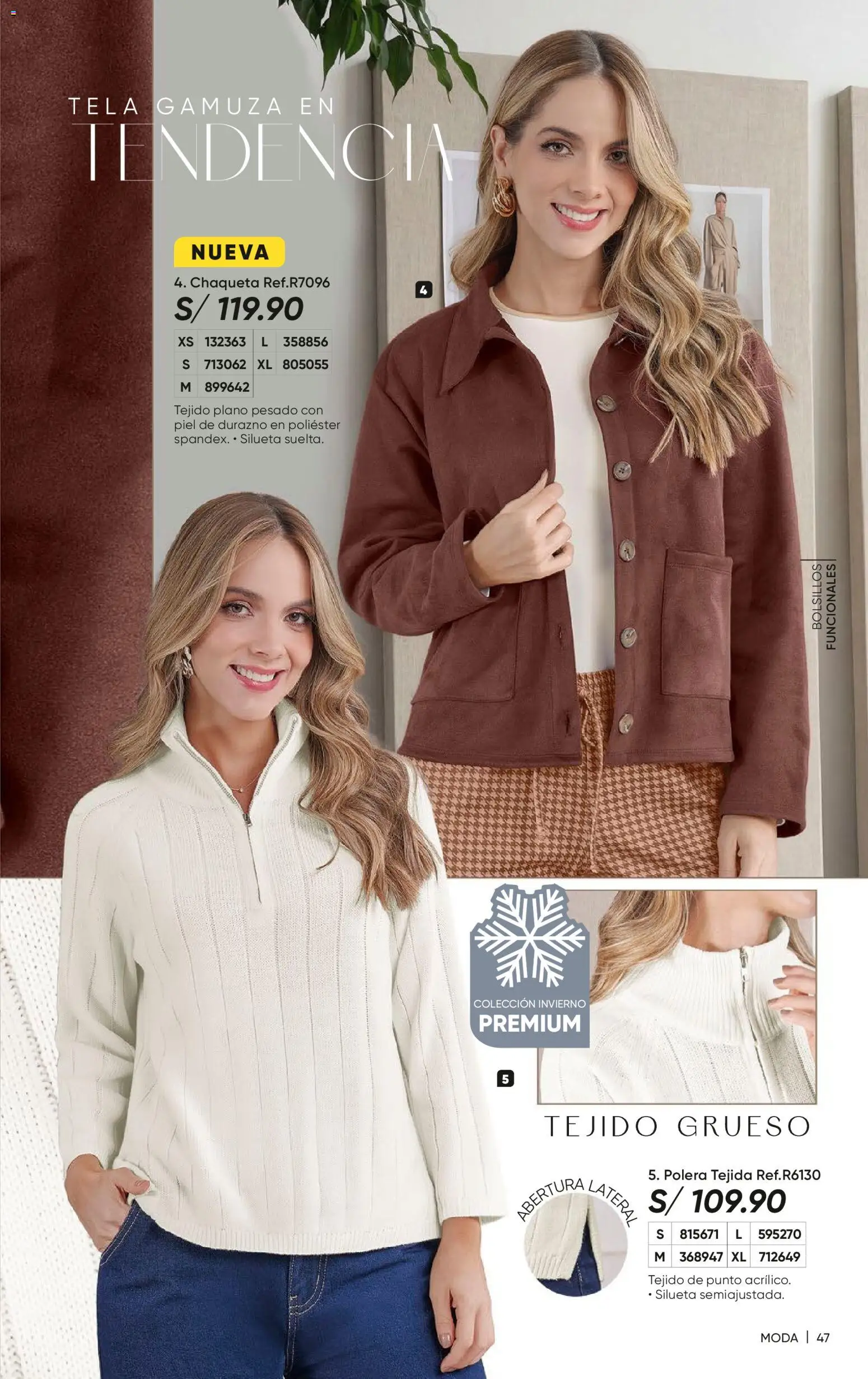 Catálogo Azzorti válido desde 27/07/2026 | Página: 49 | Productos: Polera, Chaqueta