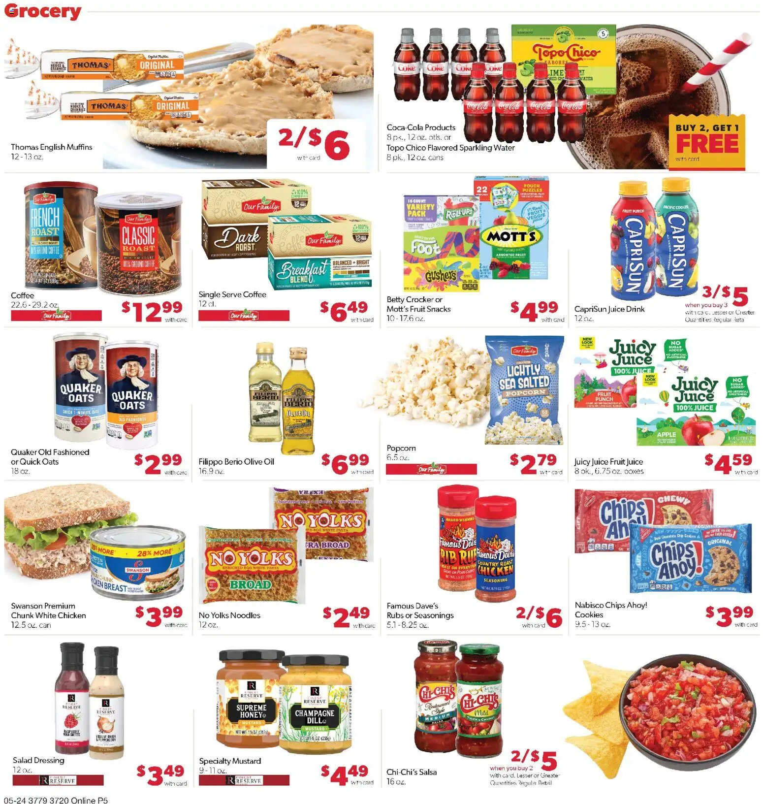 Family Fare Weekly Ad - IA - valid from 24.05.2026 | Page: 9 | Products: Coffee, Fruits, Date, Chocolate Chip