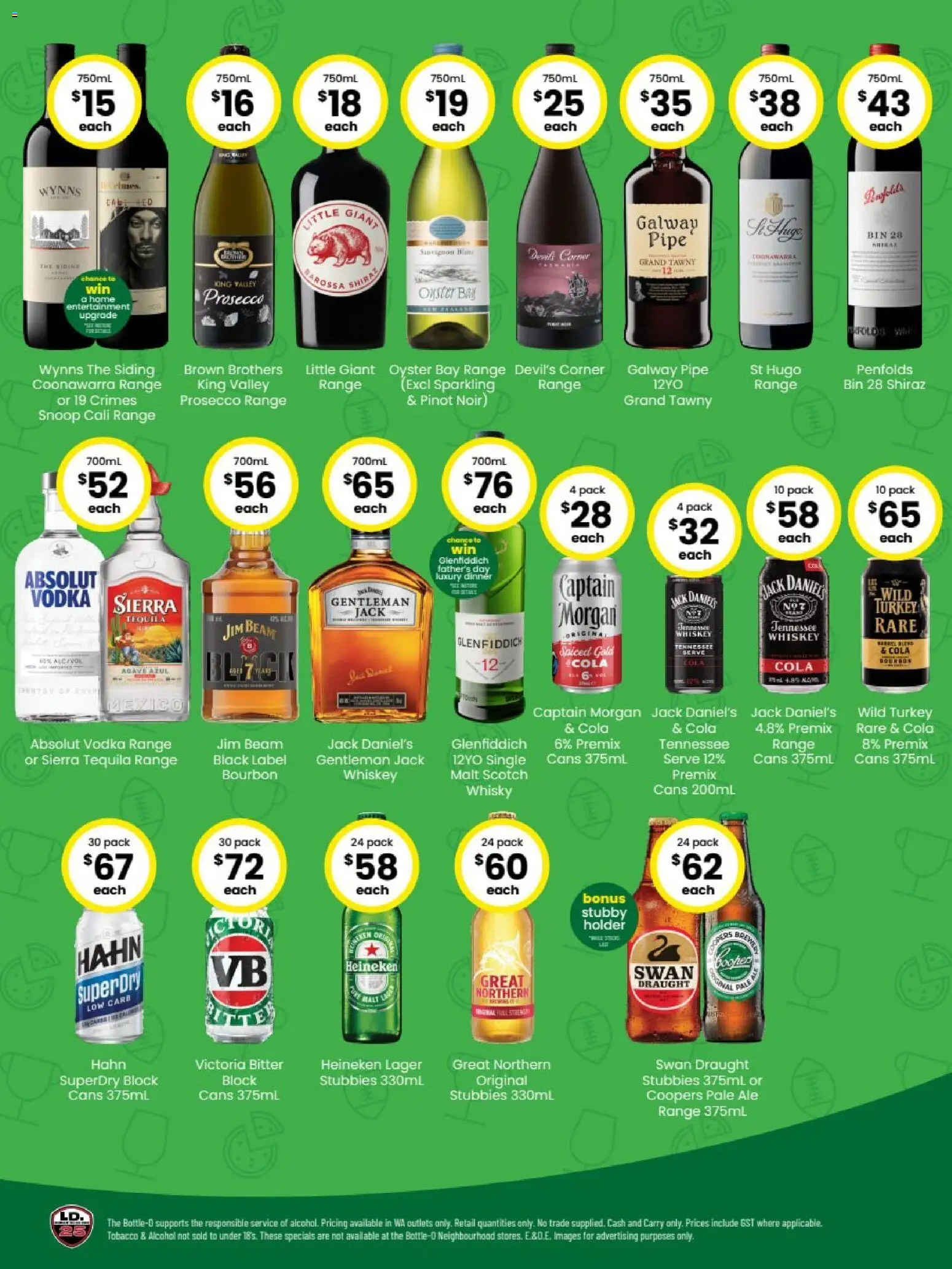 The Bottle-O catalogue - valid from 31/08/2026 | Page: 2 | Products: Vodka, Whiskey, Captain Morgan, Jack Daniel’s