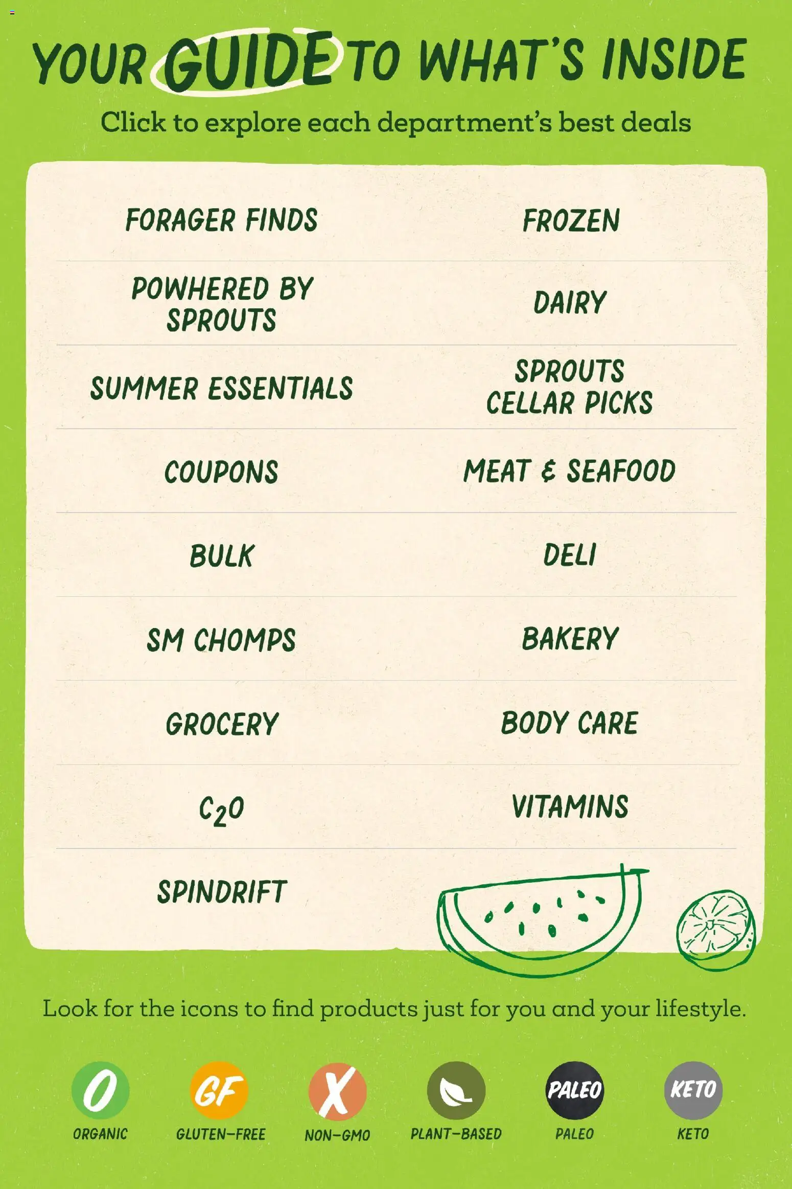 Sprouts Monthly Ad - valid from 27.05.2026 | Page: 2 | Products: Bakery, Seafood