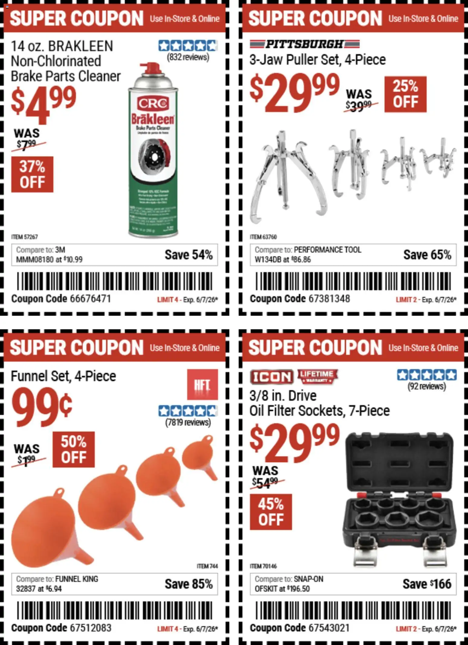 The new Harbor Freight flyer is now online. See all June offers on your mobile and save! | United States