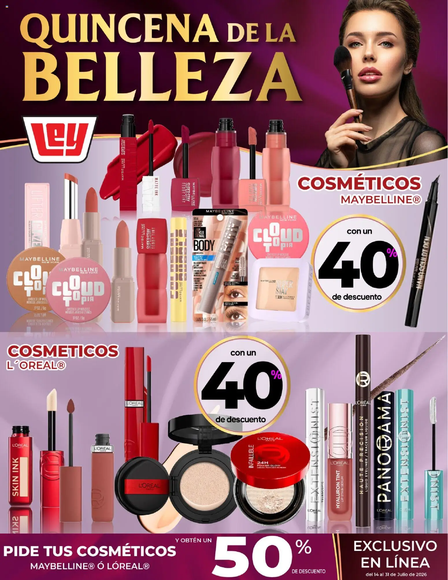 Nuevas ofertas de Casa Ley válidas en toda la República Mexicana desde el 15/07/2026. ¡Encuentra las mejores ofertas en Casa Ley folleto Quincena de la Belleza! | Página: 3