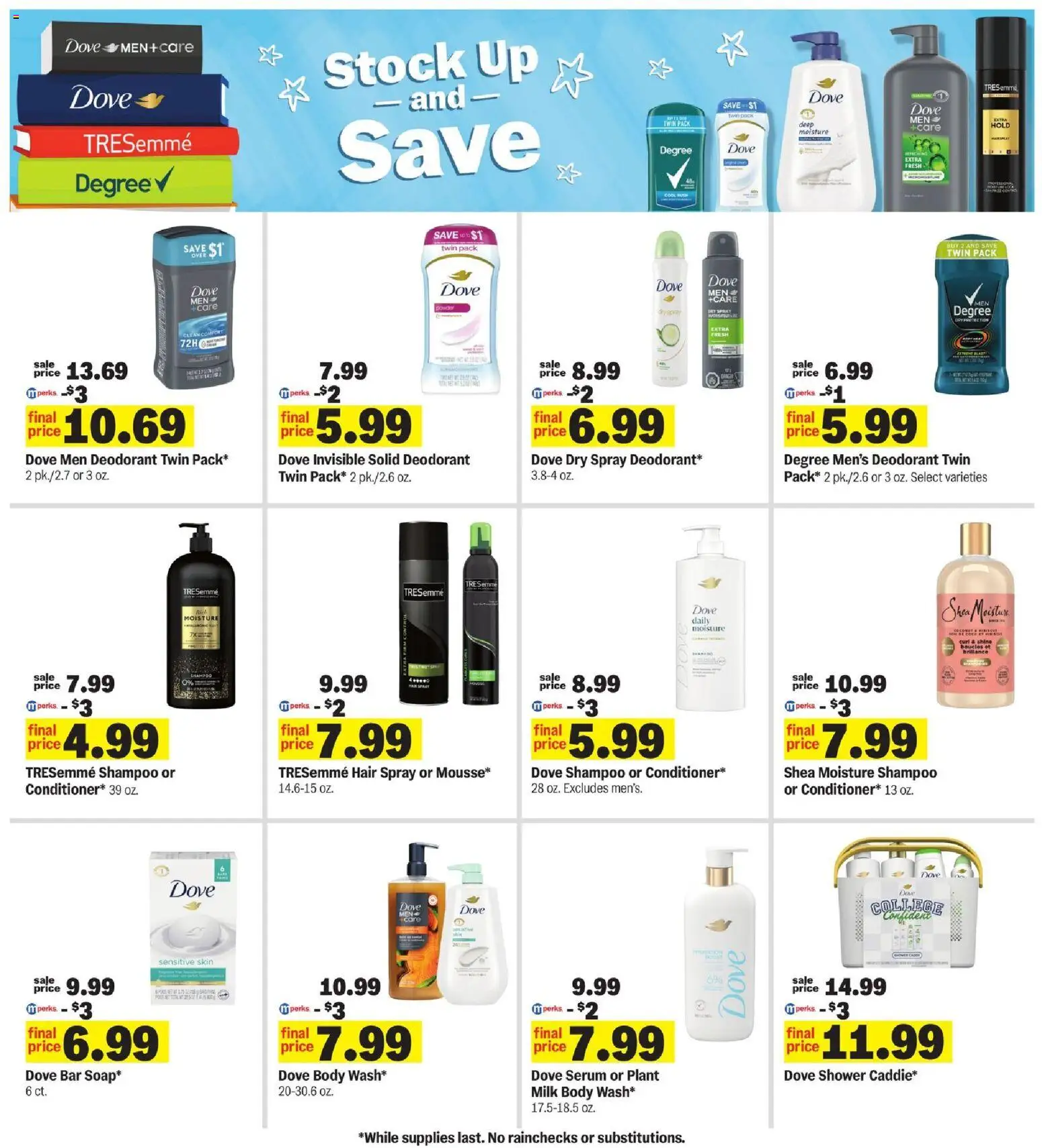 Meijer Weekly Ad - valid from 07/22/2026 | Page: 35 | Products: Shower, Shampoo, Milk, Deodorant