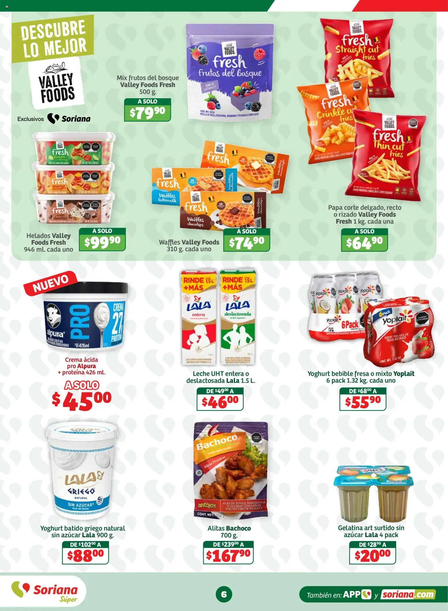 Nuevas ofertas de Soriana válidas en toda la República Mexicana desde el 18/09/2026. ¡Encuentra las mejores ofertas en Soriana En México Oferta se dice Soriana Súper Nacional! | Página: 6