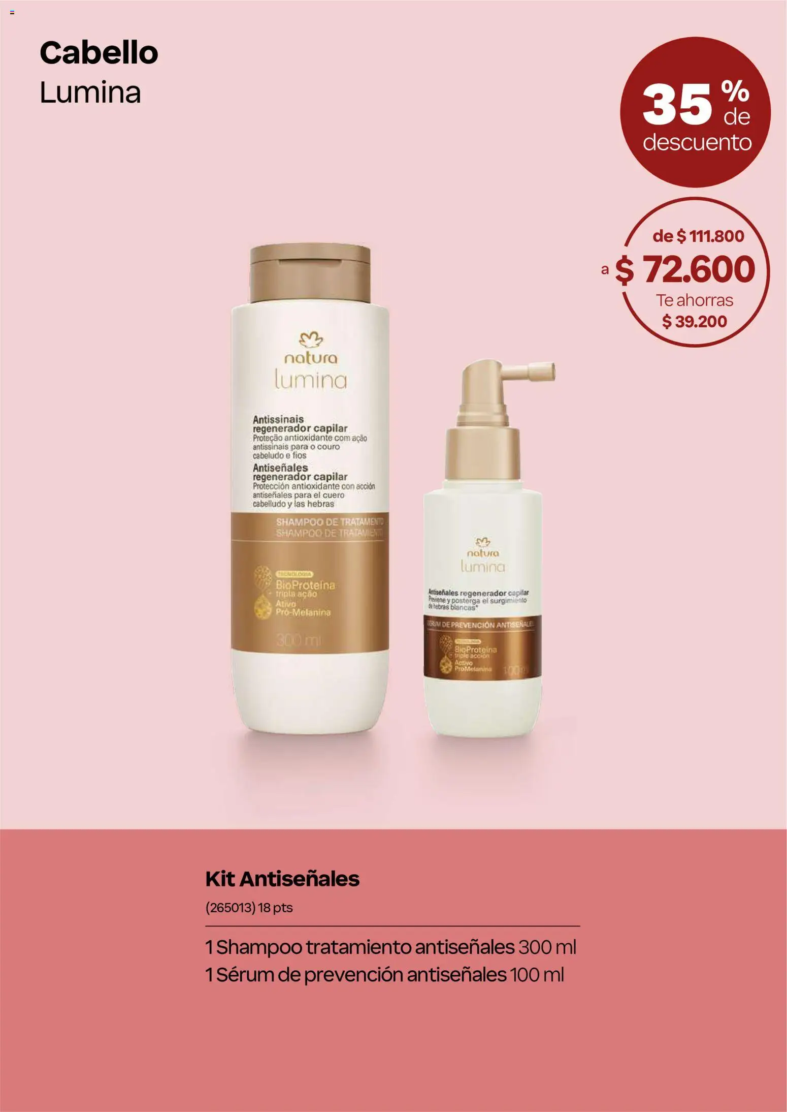 Natura revista - valida desde el 13/08/2026 | Página: 9 | Productos: Té, Proteína, Serum, Shampoo