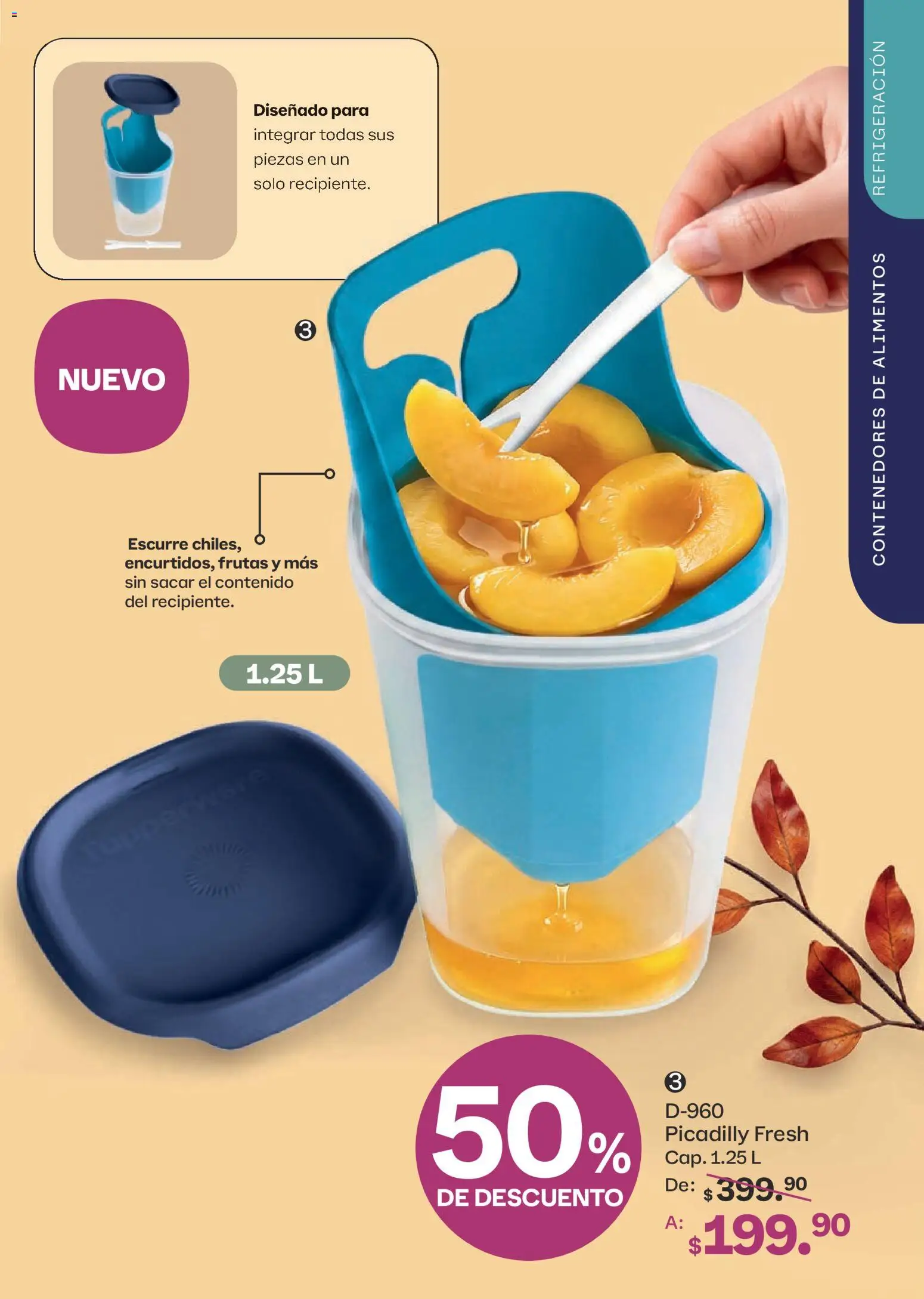 Nuevas ofertas de Tupperware válidas en toda la República Mexicana desde el 07/09/2026. ¡Encuentra las mejores ofertas en Tupperware catálogo! | Página: 73 | Productos: Alimentos