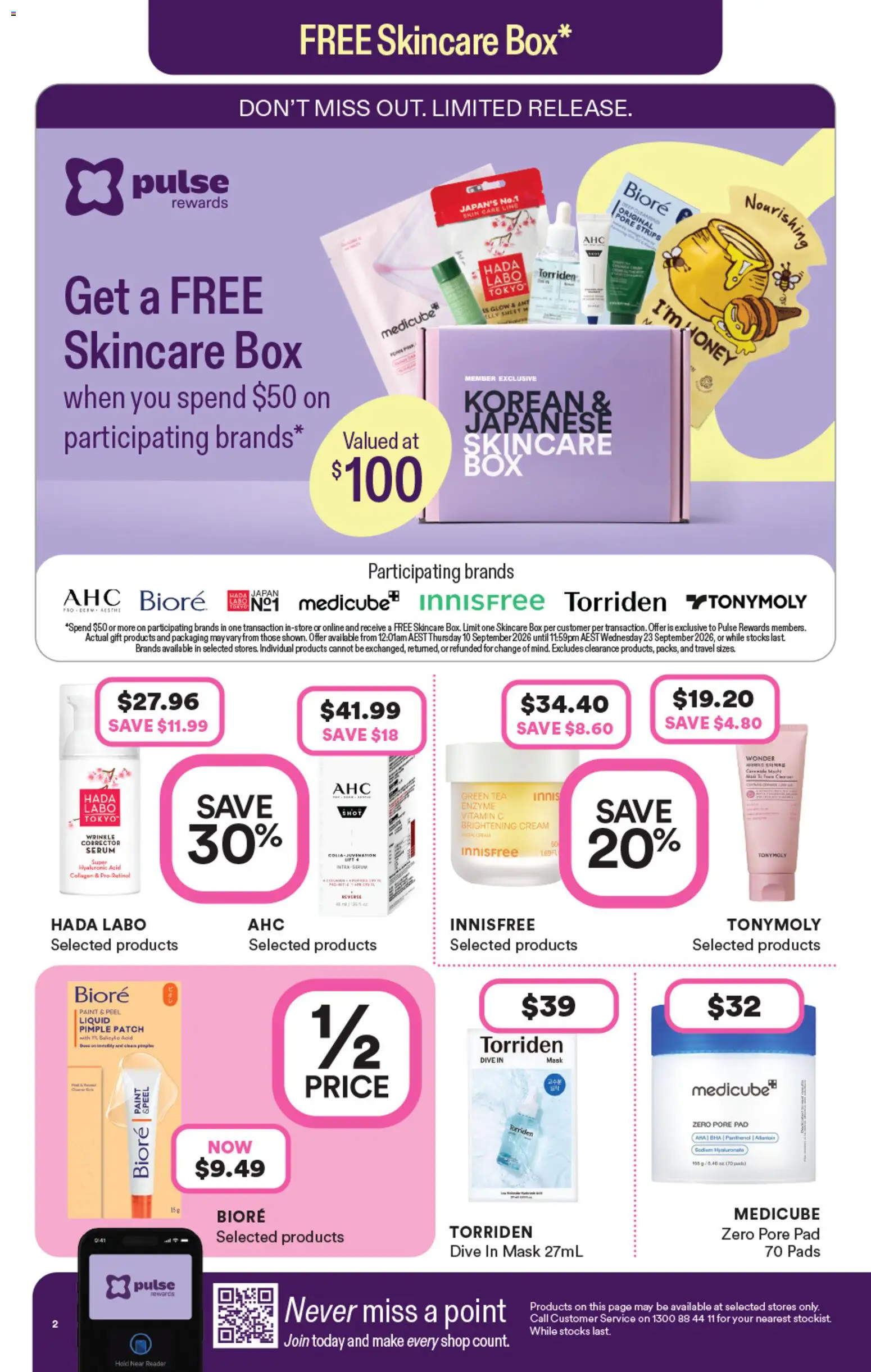 Priceline Pharmacy catalogue - valid from 10/09/2026 | Page: 2 | Products: Honey, Cream, Strips, Vitamin