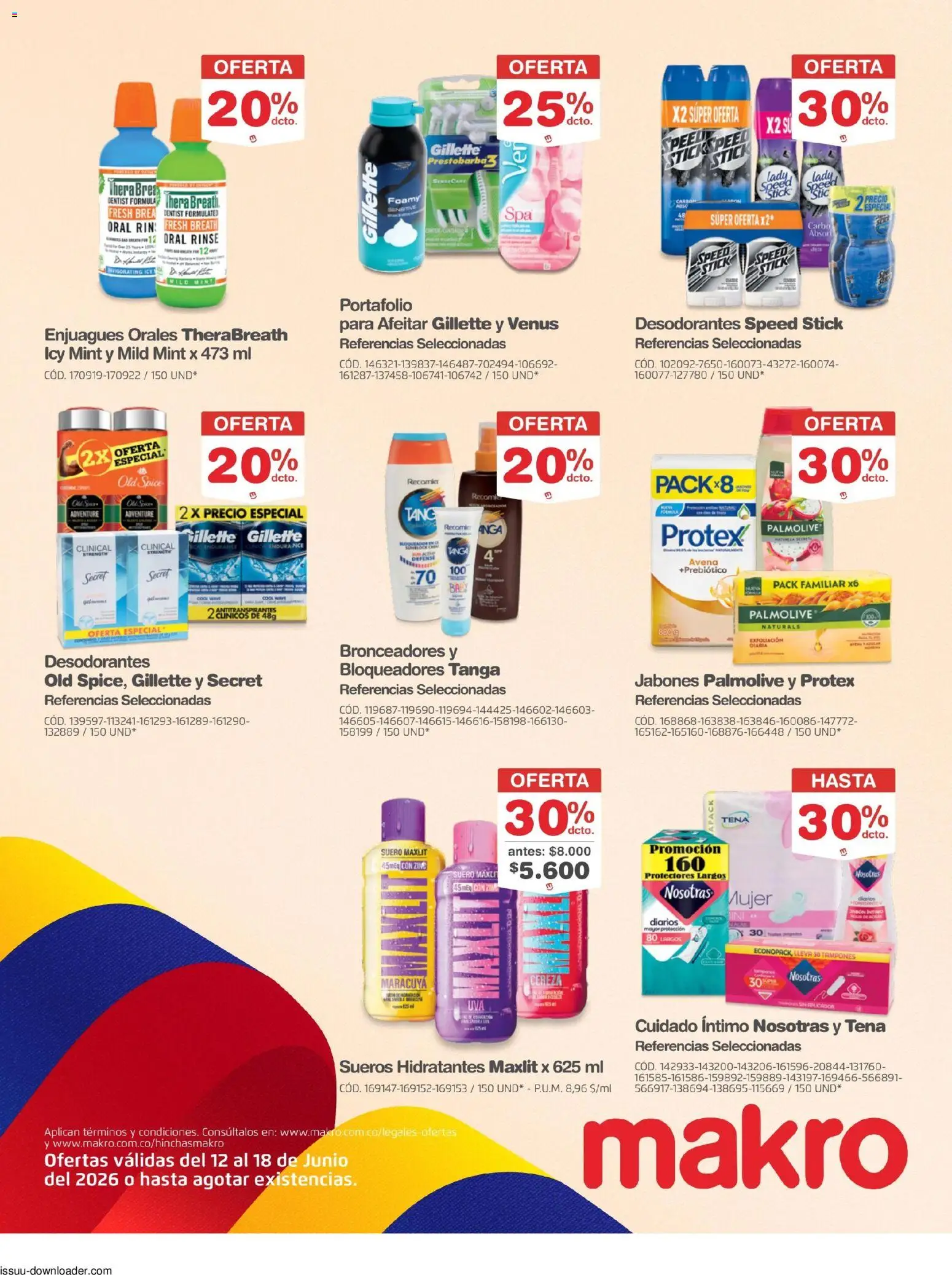Makro revista - valida desde el 12.06.2026 | Página: 31 | Productos: Avena, Tampones, Maracuyá