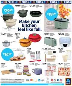 Preview of Aldi weekly ads valid from 09/16/2026 | Page: 2 | Products: Toaster, Cooker, Sauce, Starter