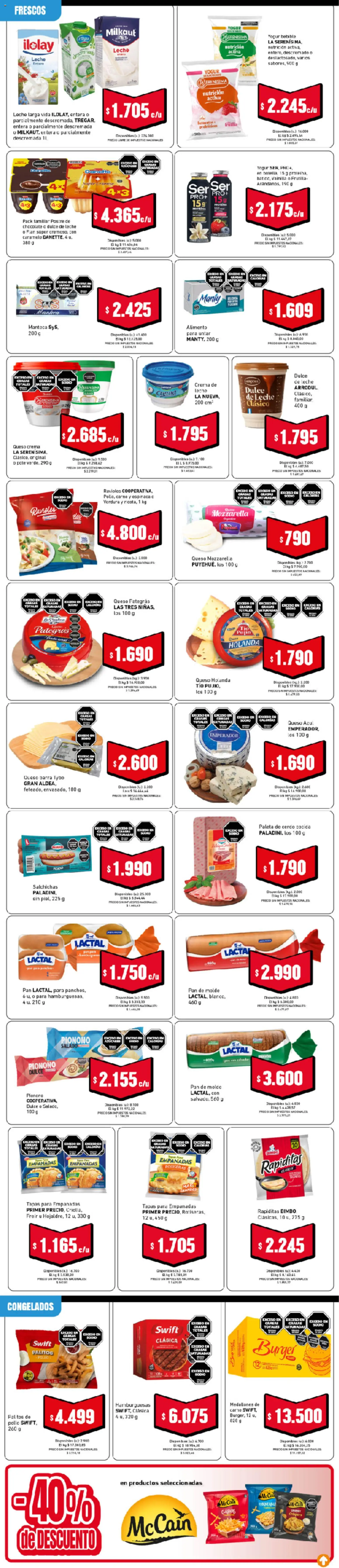 Cooperativa Obrera - Folleto │ válido desde el 13/08/2026 | Página: 4 | Productos: Frutilla, Queso azul, Pan, Salchichas