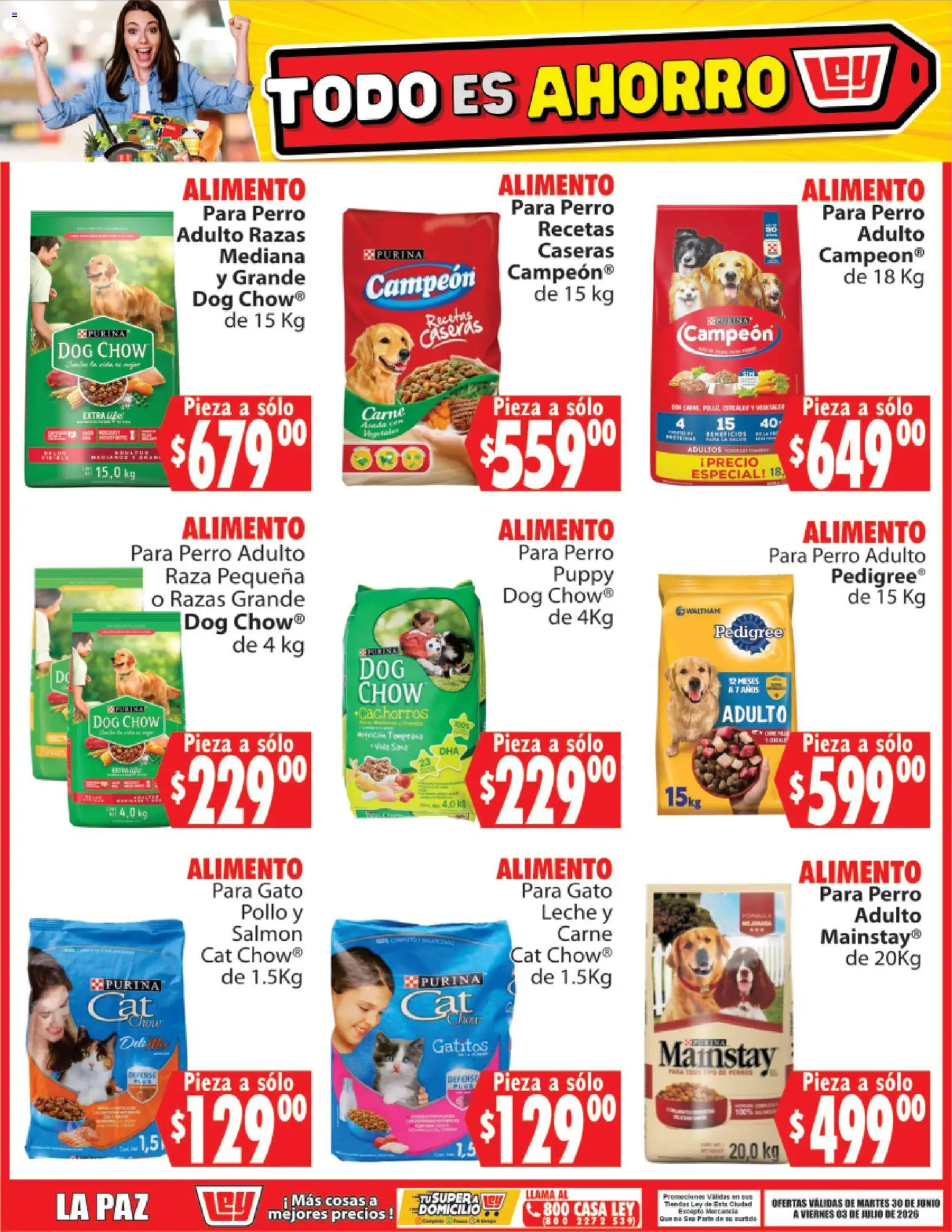 Nuevas ofertas de Casa Ley válidas en toda la República Mexicana desde el 30/06/2026. ¡Encuentra las mejores ofertas en Casa Ley folleto Todo es ahorro! | Página: 11 | Productos: Pollo, Leche, Cereales