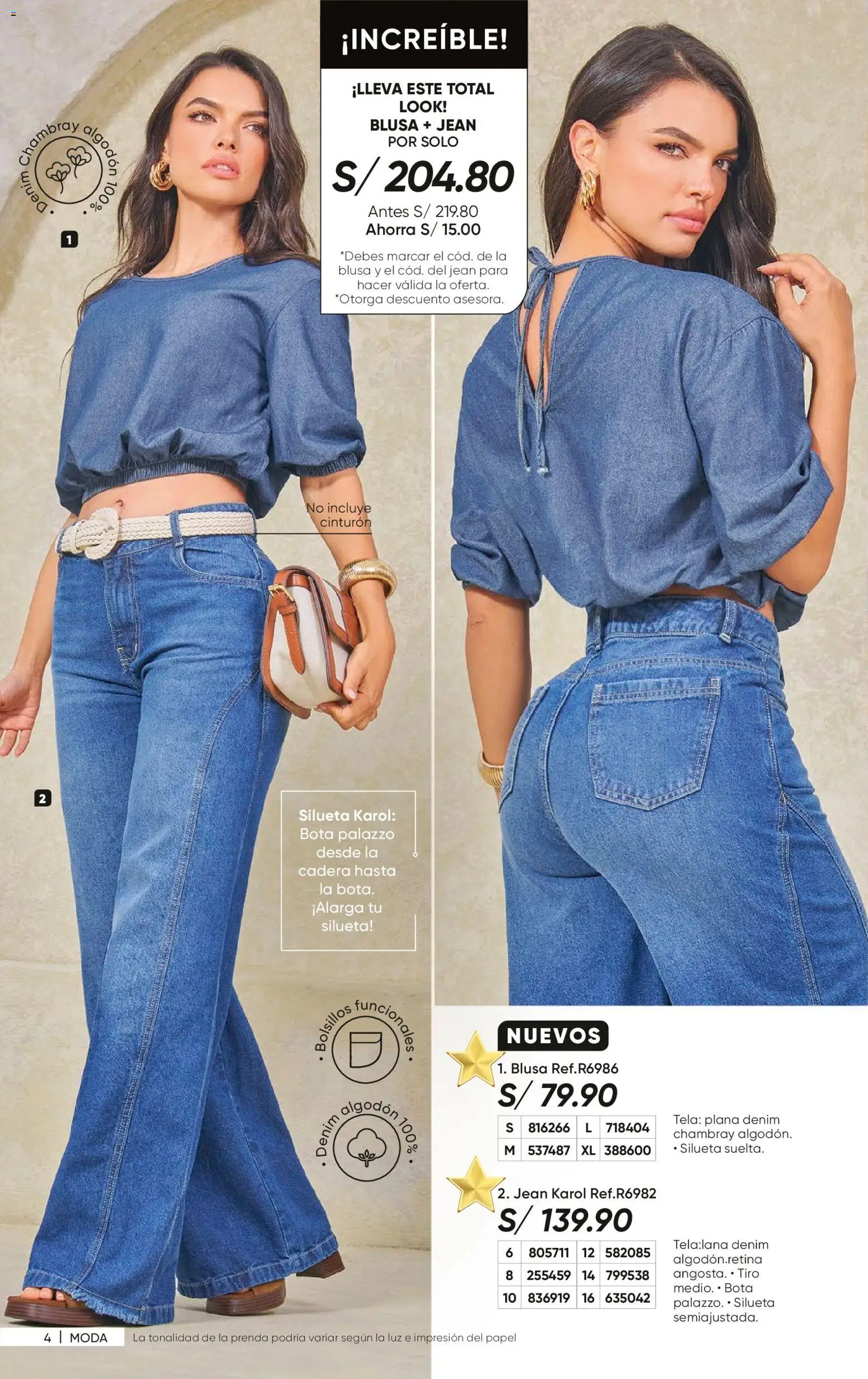 Catálogo Azzorti válido desde 31/08/2026 | Página: 10 | Productos: Blusa, Bolsillos, Cinturón