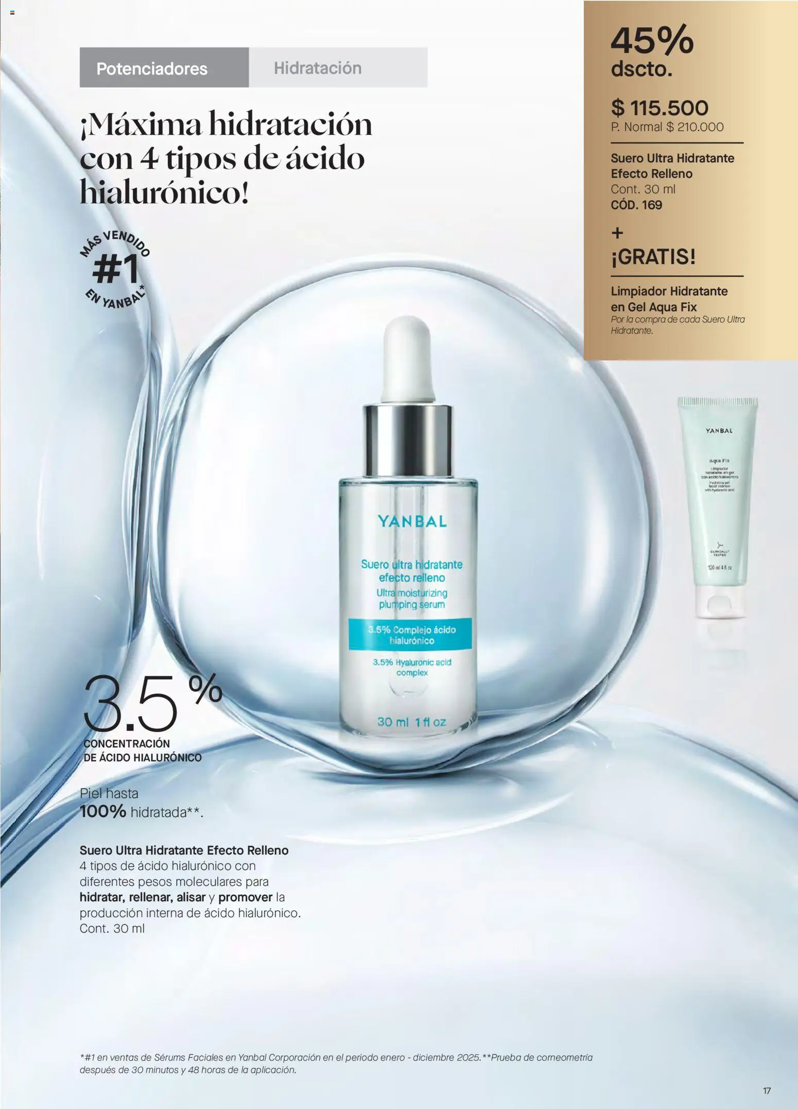 Yanbal revista - valida desde el 20/06/2026 | Página: 17 | Productos: Serum, Limpiador