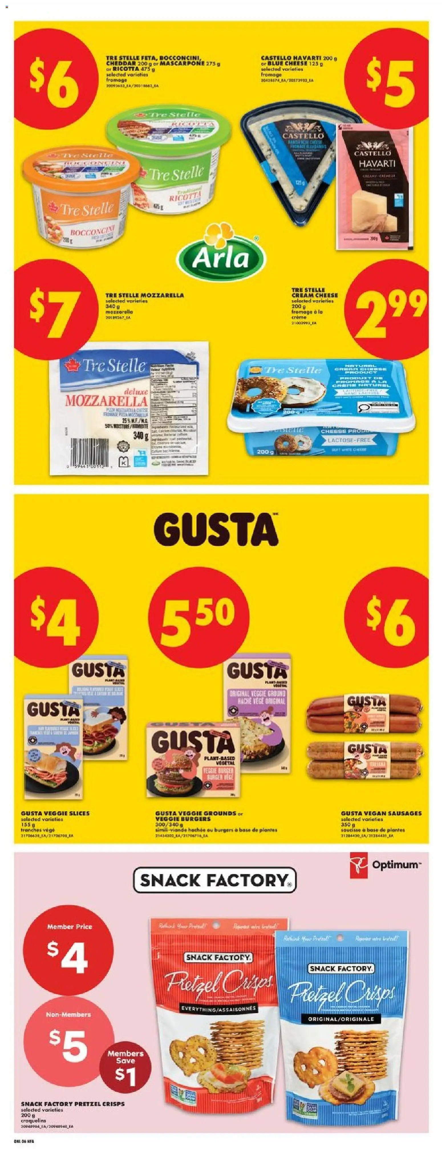 No Frills flyer valid from Oct 1, 2026 | Page: 11 | Products: Mozzarella, Ricotta, Burgers, Cheese