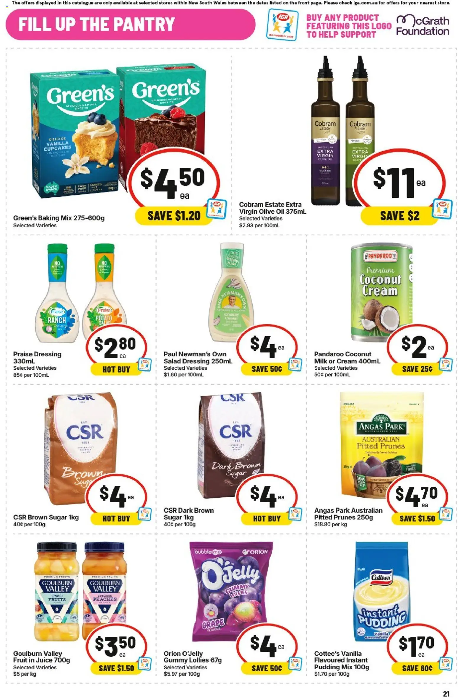 IGA catalogue - valid from 23/09/2026 | Page: 21 | Products: Oil, Honey, Mustard, Garlic