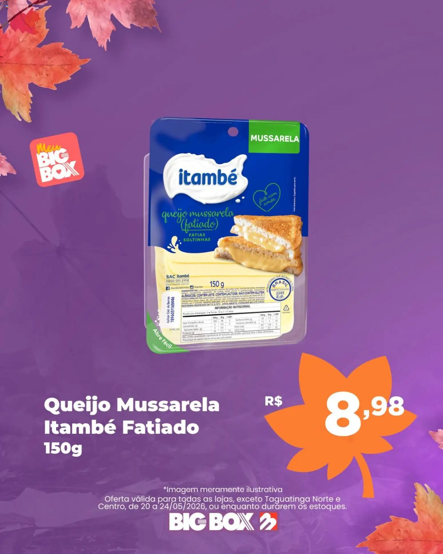 Big Box Folheto - válido de 20.05.2026 | Página: 5 | Produtos: Queijo, PC, Mussarela
