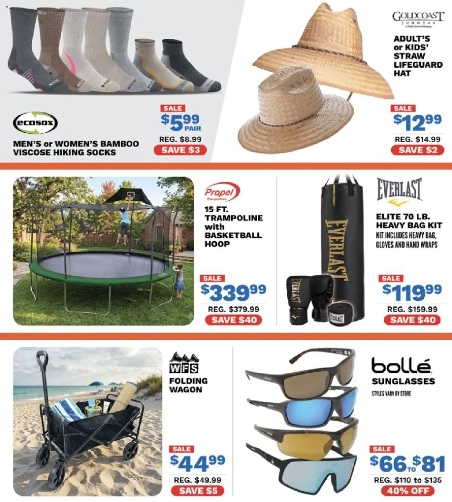 Big 5 Sporting Goods Weekly Ad - valid from 07/10/2026 | Page: 2 | Products: Socks, Gloves, Bag