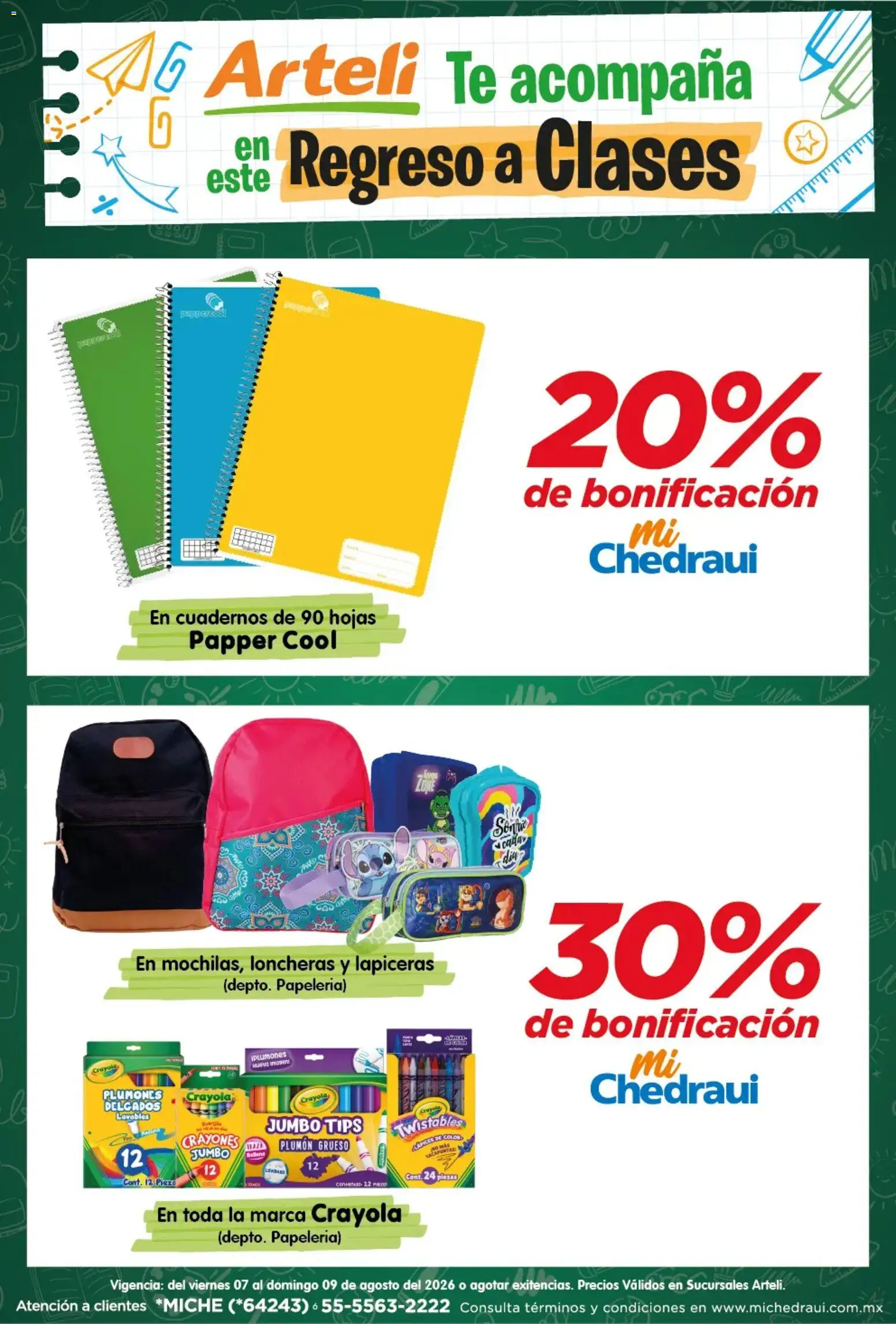 Nuevas ofertas de Arteli válidas en toda la República Mexicana desde el 07/08/2026. ¡Encuentra las mejores ofertas en Arteli folleto Regreso a clases! | Página: 1 | Productos: Sacapuntas, Cuadernos, Té