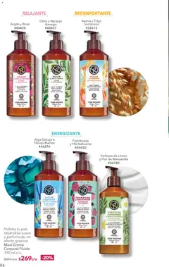 Vista previa de Yves Rocher campaña 10 2026, nuevo folleto de la tienda, válido en México a partir del 14/07/2026 | Página: 96 | Productos: Avena, Hinojo, Limón, Crema corporal