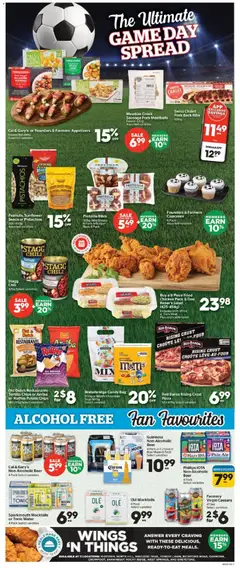 Preview of Calgary Co-op weekly flyer / circulaire from shop Calgary Co-op valid from Jul 16, 2026 | Page: 7 | Products: Chips, Salad, Beer, Chicken