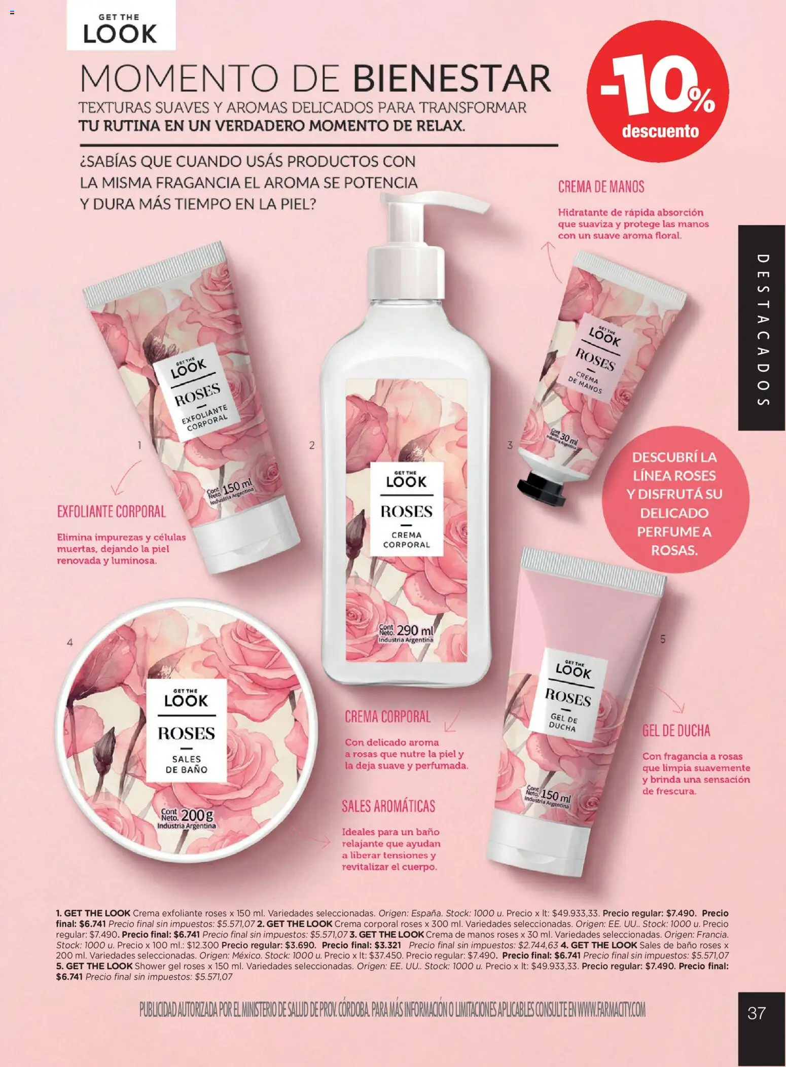Farmacity catálogo │ válido desde el 30.04.2026 | Página: 37 | Productos: Ducha, Fragancia, Gel de ducha, Crema