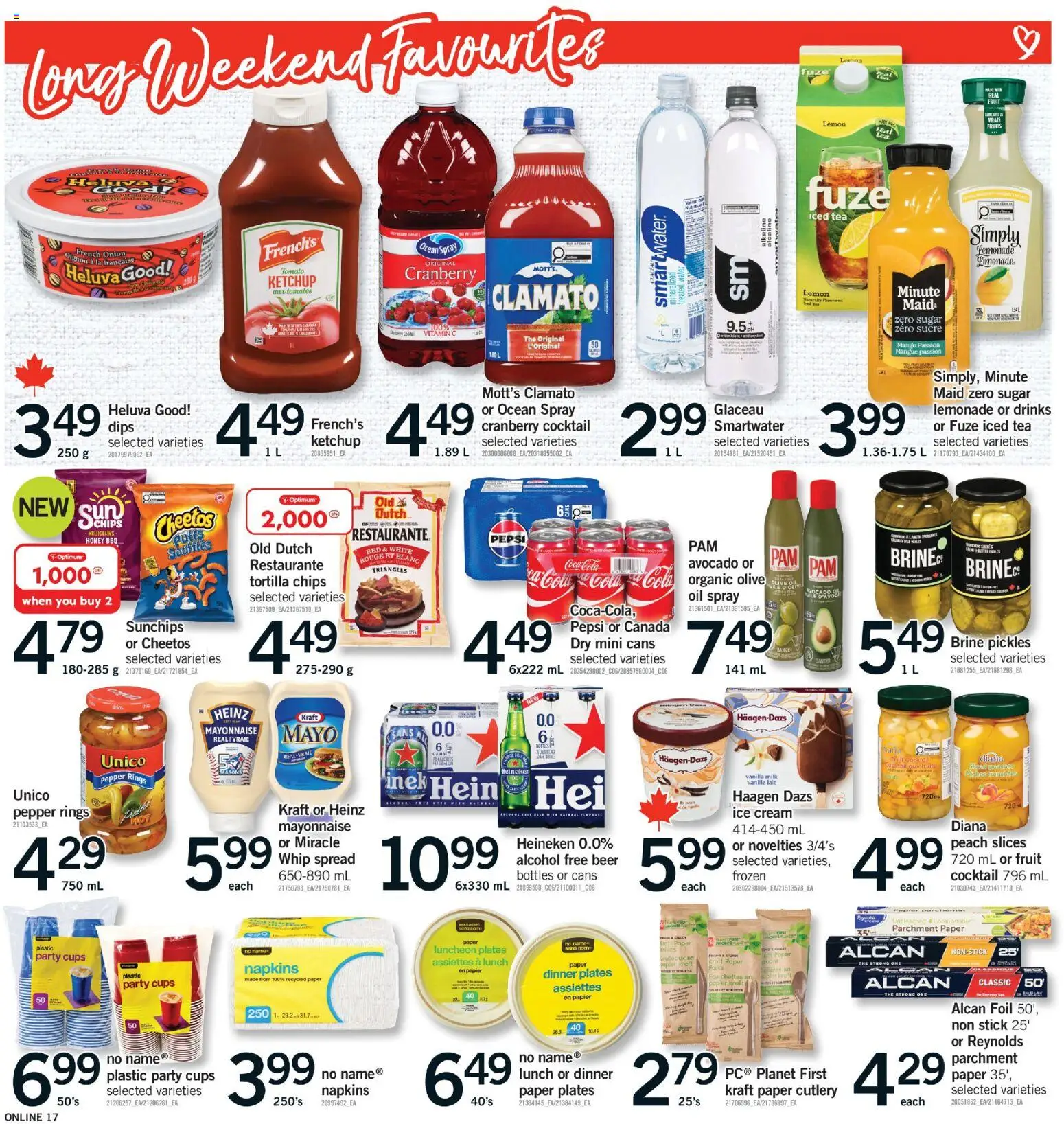 Fortinos flyer valid from Sep 3, 2026 | Page: 17 | Products: Pepsi, Drinks, Honey, Vanilla