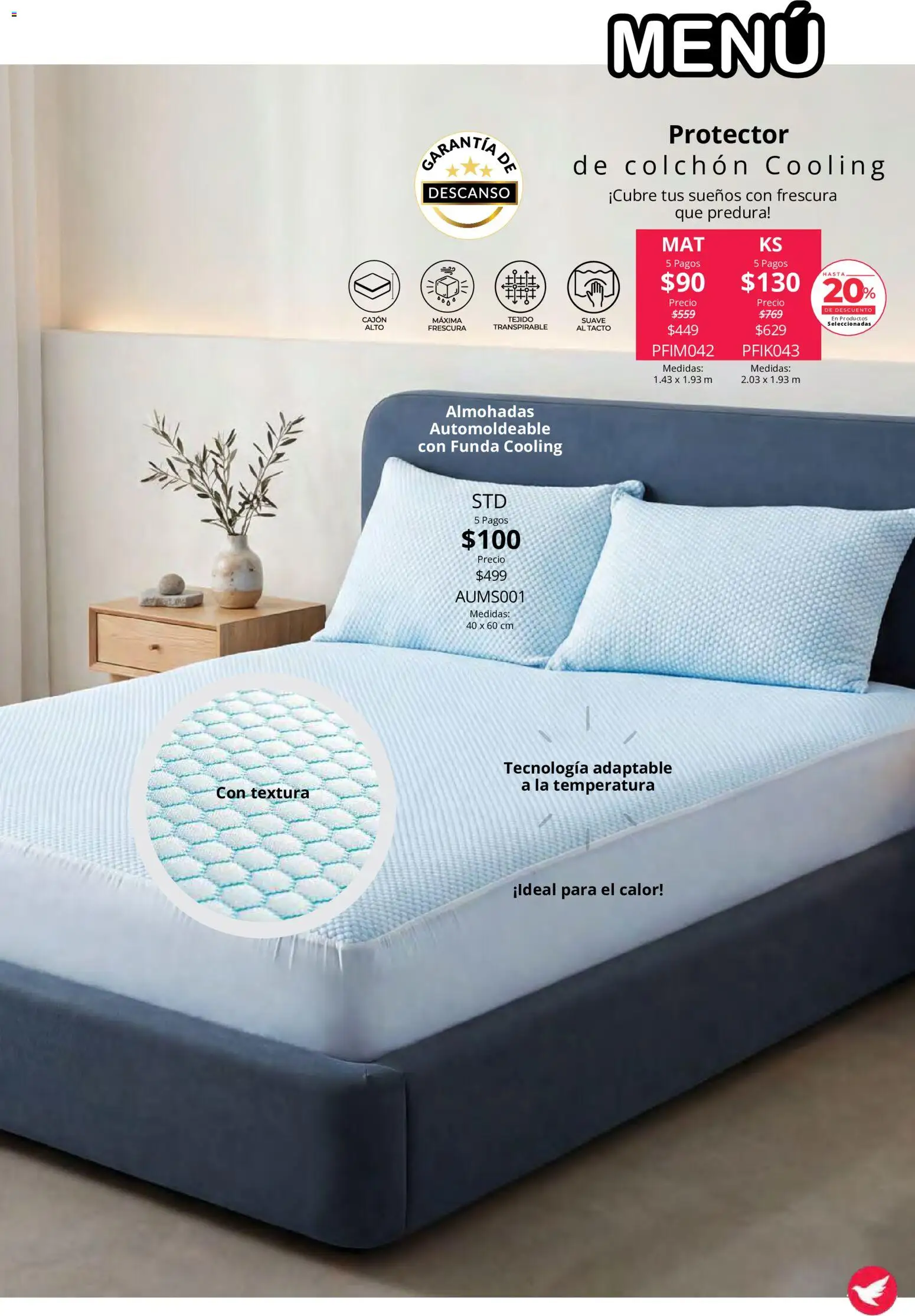 Nuevas ofertas de Colchas Concord válidas en toda la República Mexicana desde el 15/10/2026. ¡Encuentra las mejores ofertas en Colchas Concord catálogo! | Página: 149