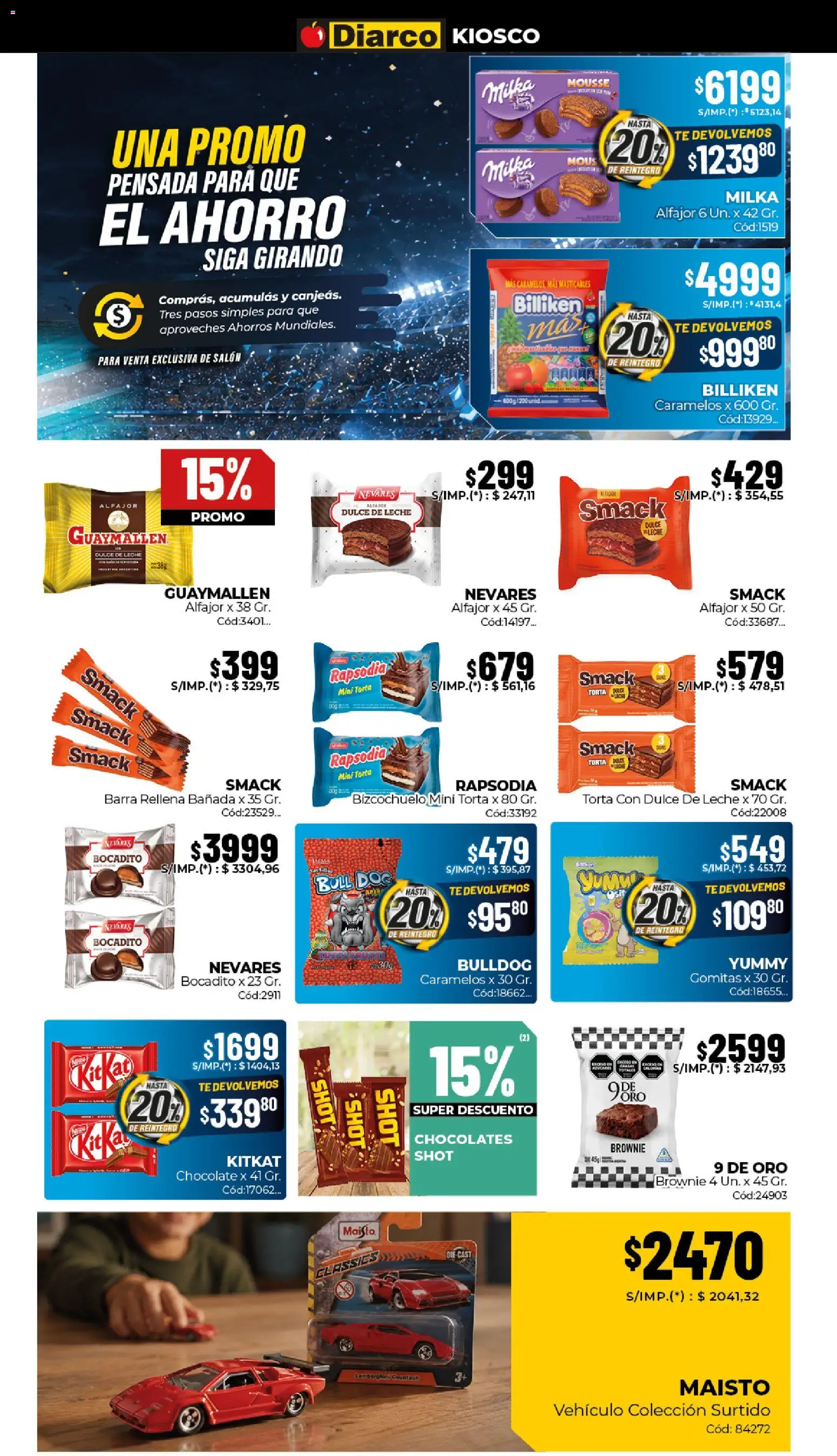Diarco ofertas │ válido desde el 08.06.2026 | Página: 6 | Productos: Gomitas, Dulce de leche, Leche, Chocolate