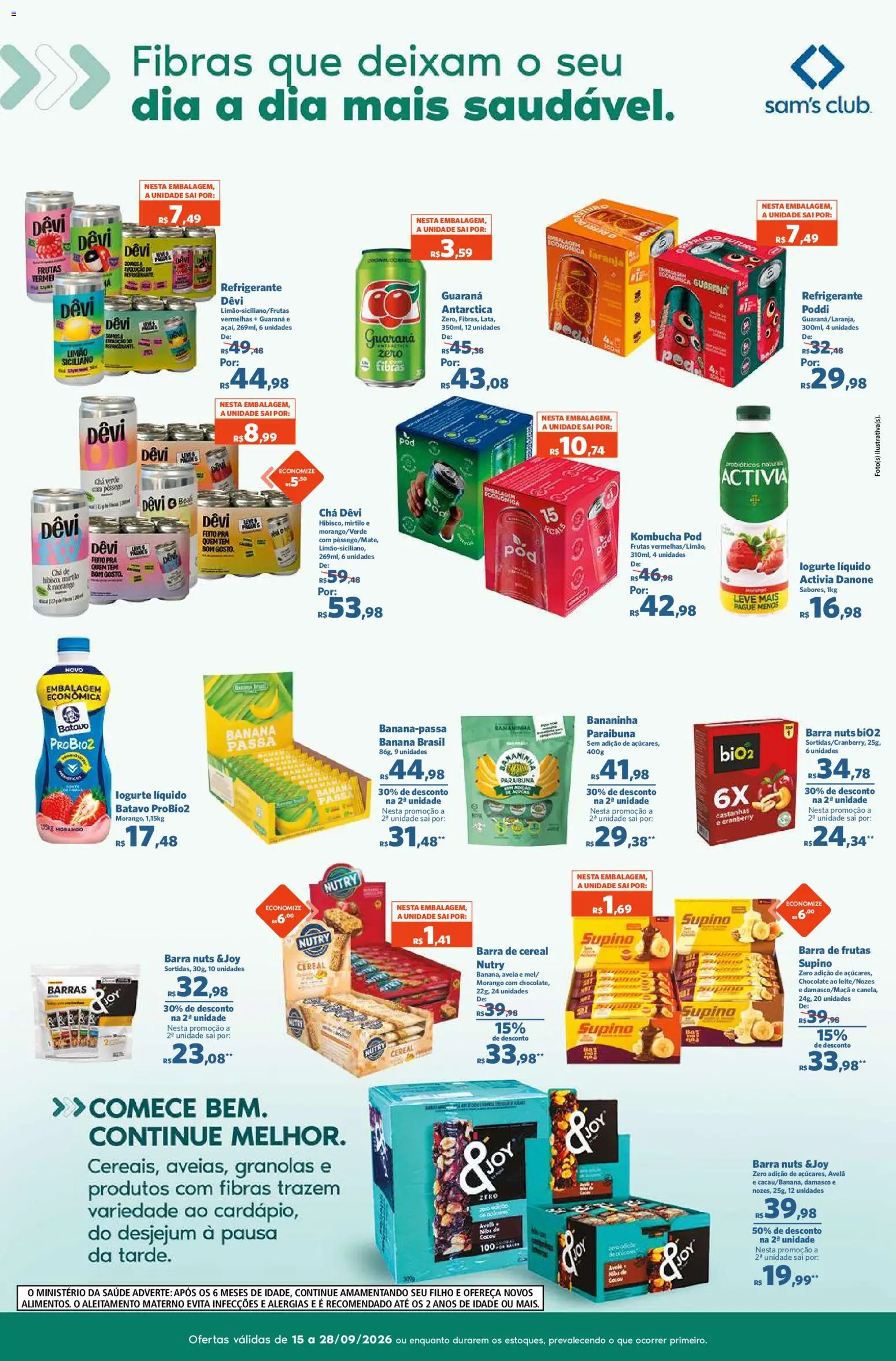 Sam's Club Folheto - válido de 15/09/2026 | Página: 6 | Produtos: Frutas, Limão siciliano, Mirtilo, Chá