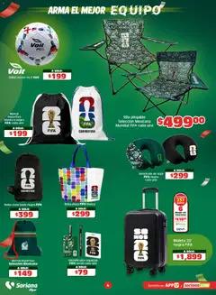 Vista previa de Soriana En México apoyamos con todo Híper Nacional, nuevo folleto de la tienda, válido en México a partir del 14.05.2026 | Página: 4 | Productos: Bolsa, Silla, Té, Morral