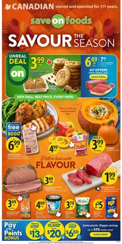 Preview of Save on foods weekly flyer / circulaire from shop Save on foods valid from Oct 15, 2026