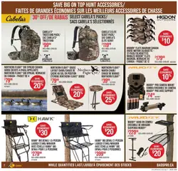 Preview of Cabelas weekly flyer / circulaire from shop Cabelas valid from Sep 10, 2026 | Page: 2 | Products: Goose, Camera, Magnum, Spread