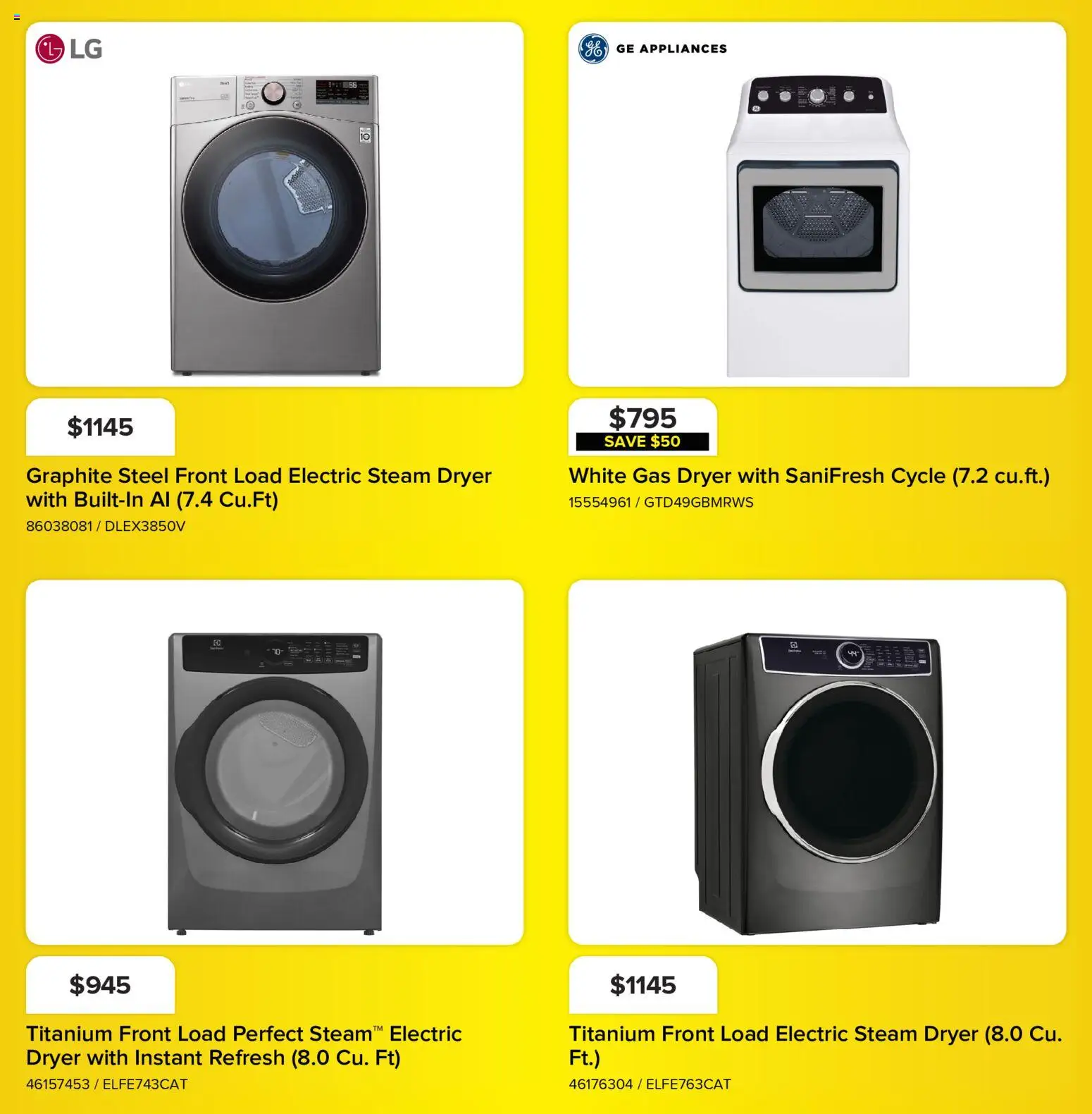 Leon's flyer valid from Sep 3, 2026 | Page: 14 | Products: Dryer