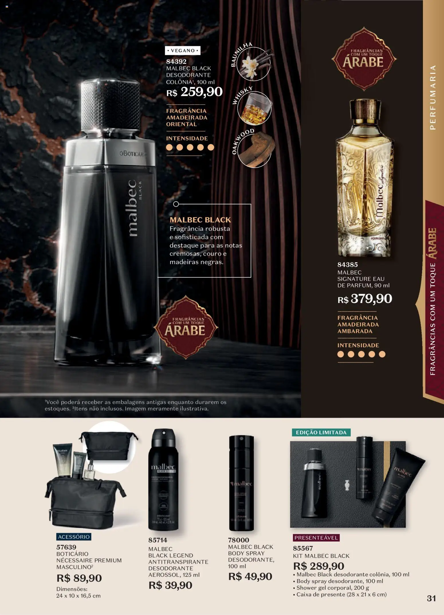 O Boticário Folheto - válido de 20/07/2026 | Página: 33 | Produtos: Fragrância, Whisky, Desodorante, Caixa