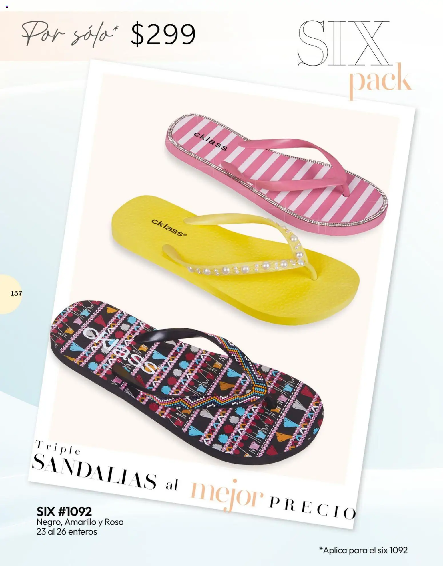 Nuevas ofertas de Cklass válidas en toda la República Mexicana desde el 11/09/2026. ¡Encuentra las mejores ofertas en Cklass catálogo Calzado Invierno! | Página: 161 | Productos: Sandalias