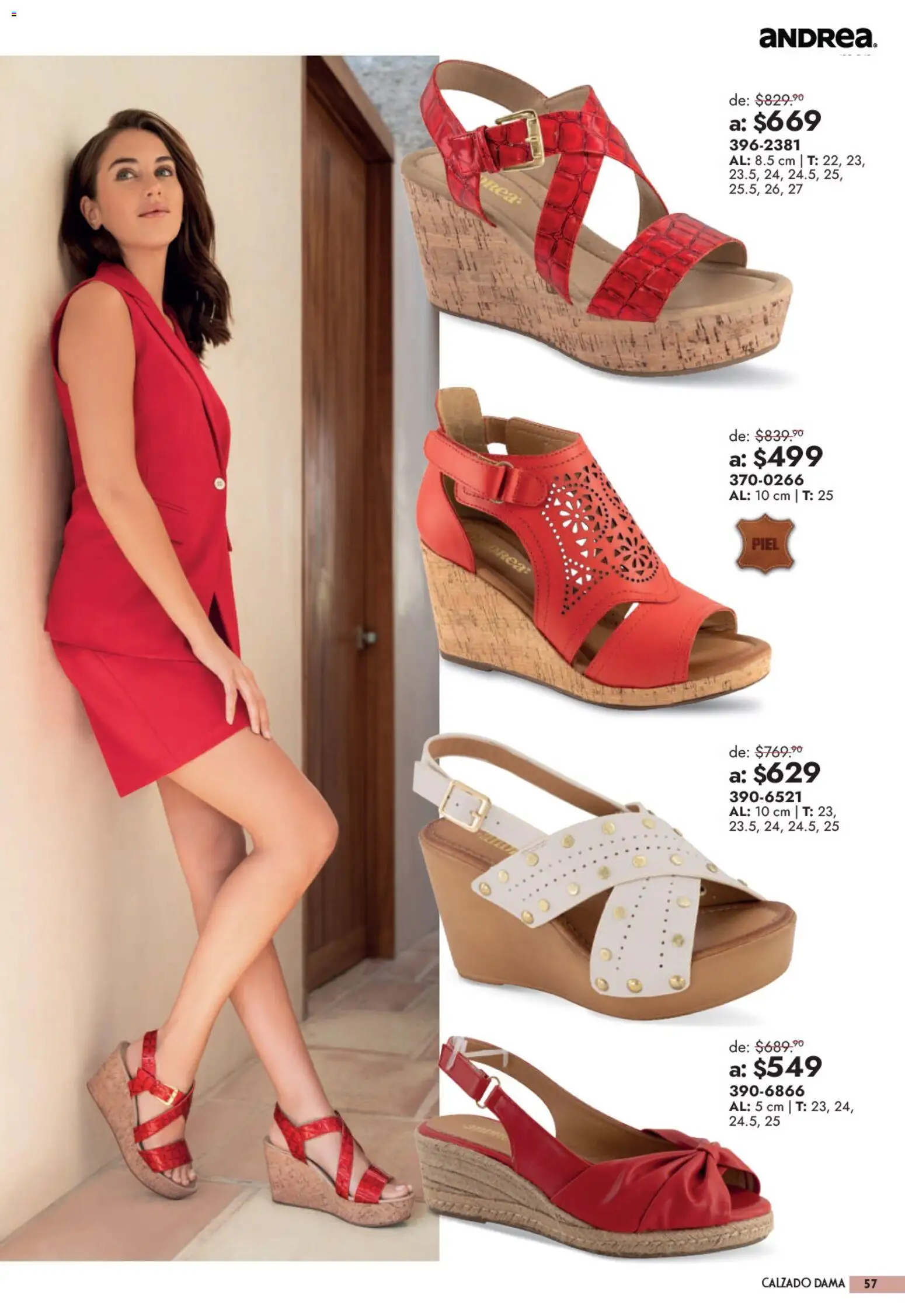 Nuevas ofertas de Andrea válidas en toda la República Mexicana desde el 13/09/2026. ¡Encuentra las mejores ofertas en Andrea catálogo Outlet! | Página: 57