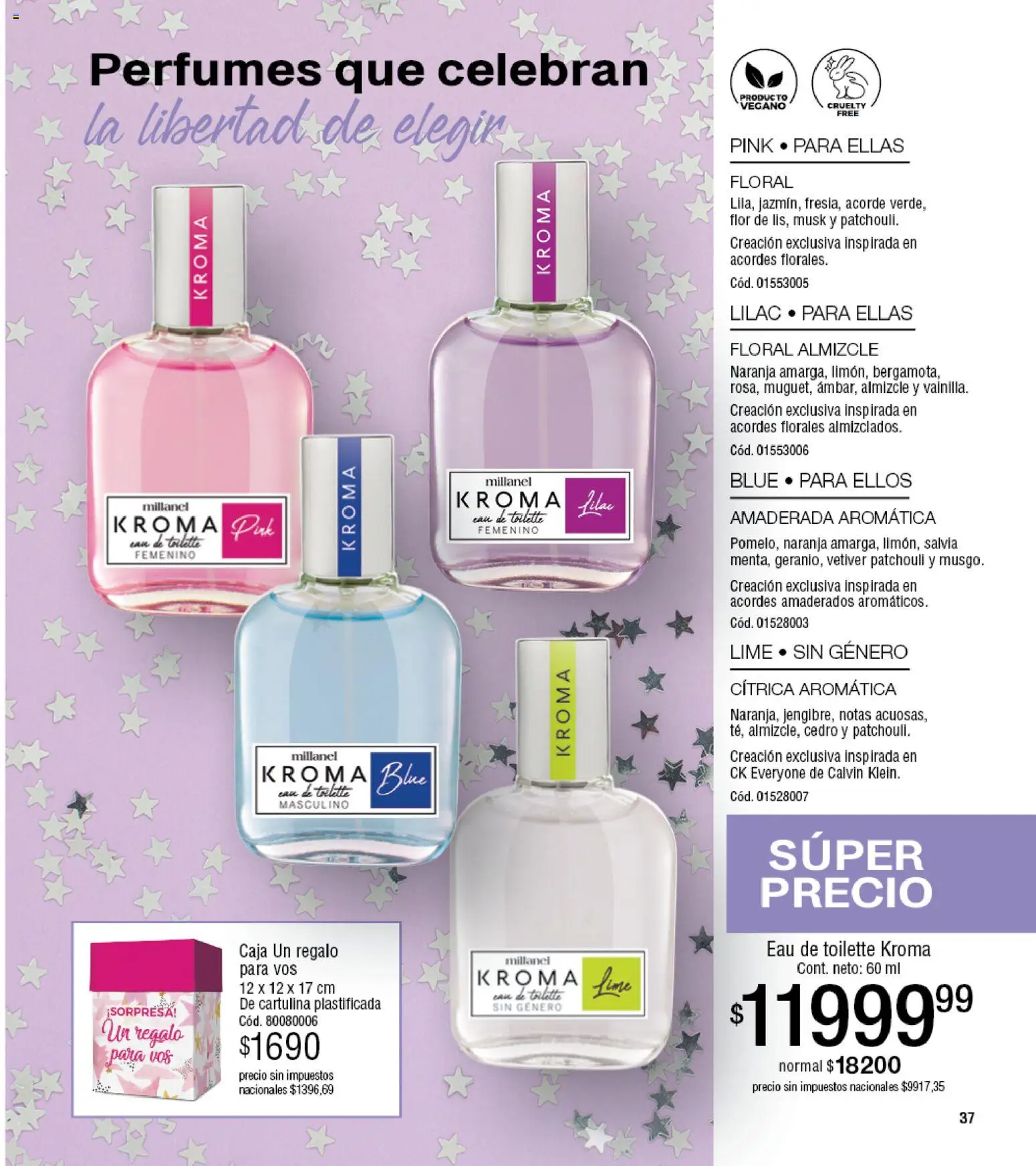 Millanel - Catálogo │ válido desde el 30/03/2026 | Página: 37 | Productos: Caja, Perfumes, Eau de toilette