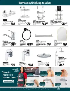 Preview of Bunnings D.I.Y. Made Easy - valid from 01/07/2026 | Page: 6 | Products: Cloth, Shelf, Mirror, Screen