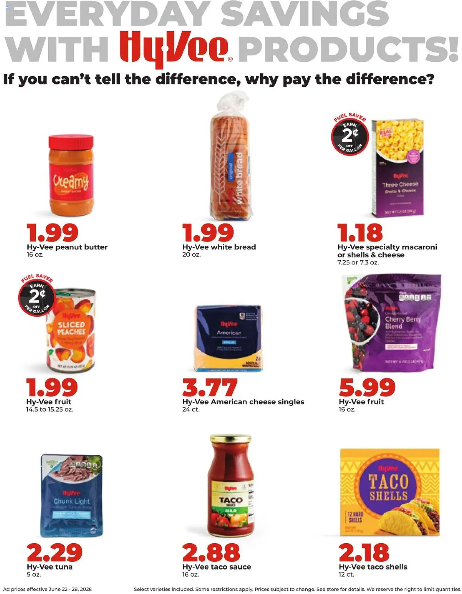 HyVee Weekly Ad - valid from 22.06.2026 | Page: 19