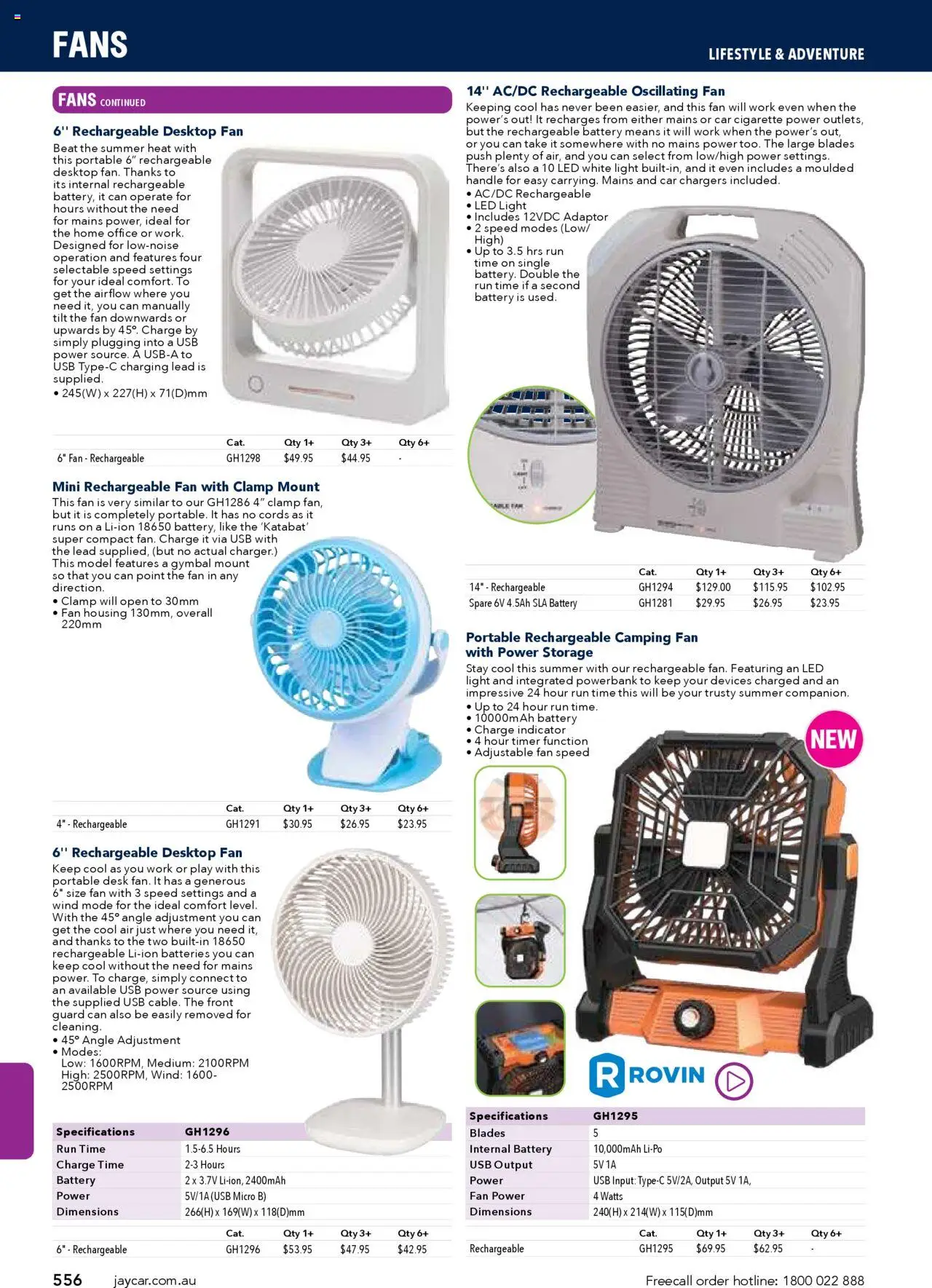 Jaycar catalogue - valid from 09/07/2025 | Page: 556 | Products: Light, LED light, Timer, Fan