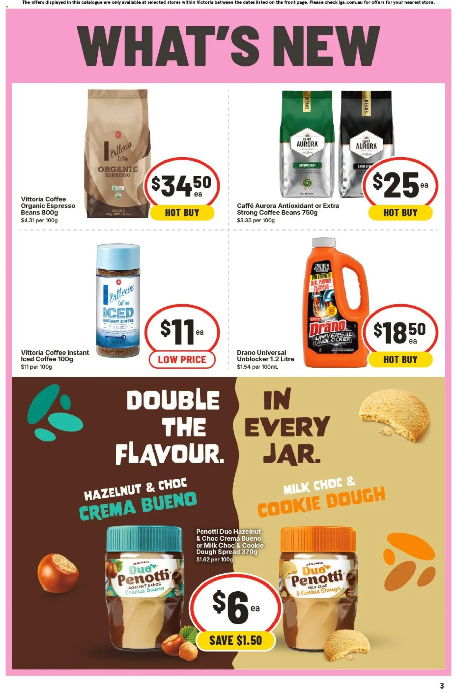 IGA catalogue - valid from 27/07/2026 | Page: 12 | Products: Milk, Coffee