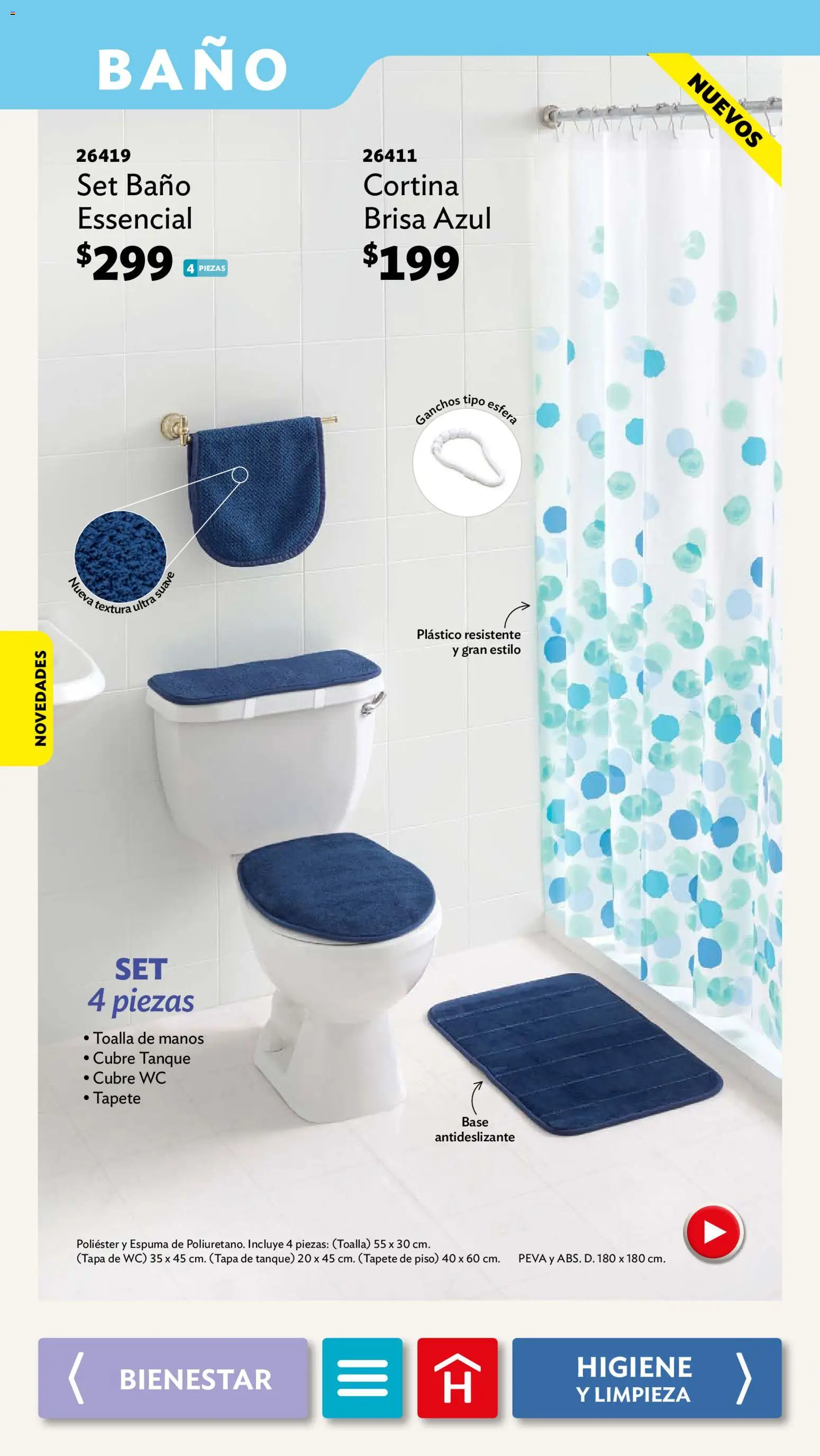 Nuevas ofertas de Betterware válidas en toda la República Mexicana desde el 29/06/2026. ¡Encuentra las mejores ofertas en Betterware campaña 7 2026! | Página: 74 | Productos: Wc, Espuma, Baño, Tapete