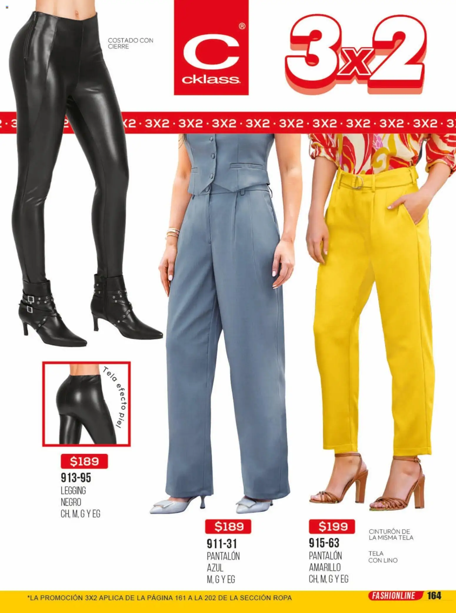 Nuevas ofertas de Cklass válidas en toda la República Mexicana desde el 23/06/2026. ¡Encuentra las mejores ofertas en Cklass catálogo Rebajas sobre rebajas ropa! | Página: 165 | Productos: Cinturón, Ropa